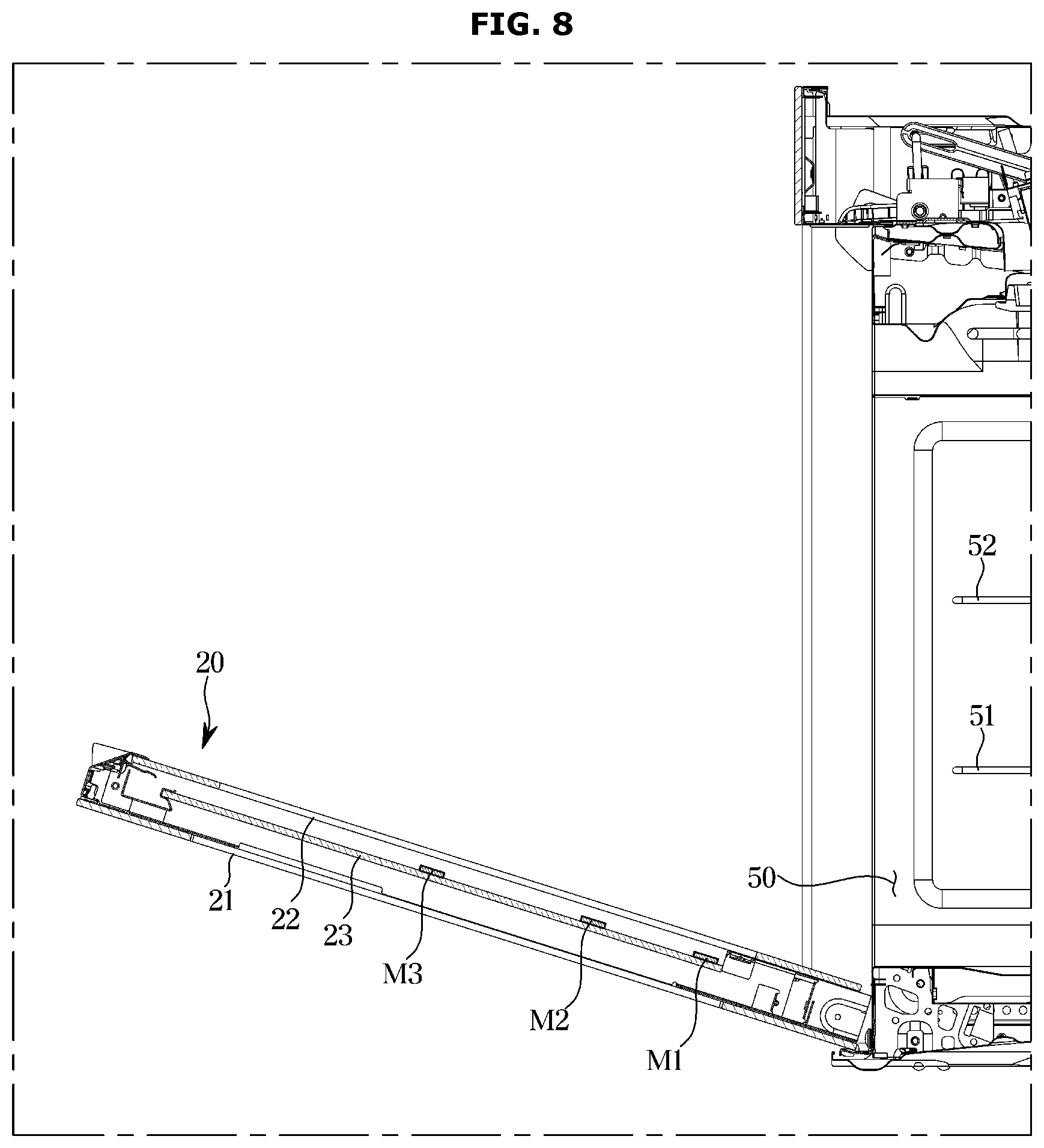 Patent US12437442 Figure 8 – Cooking apparatus and method for controlling cooking apparatus