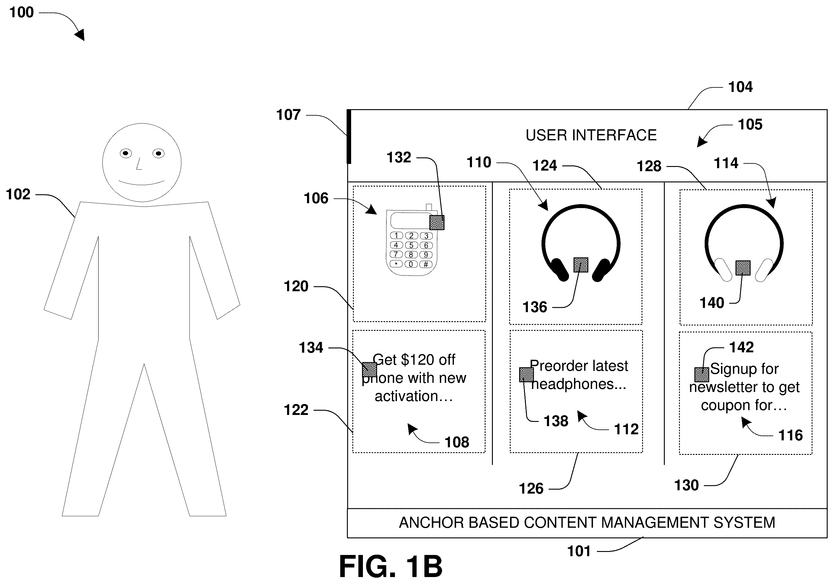 Patent US12437455 Figure 2 – Anchor based content management