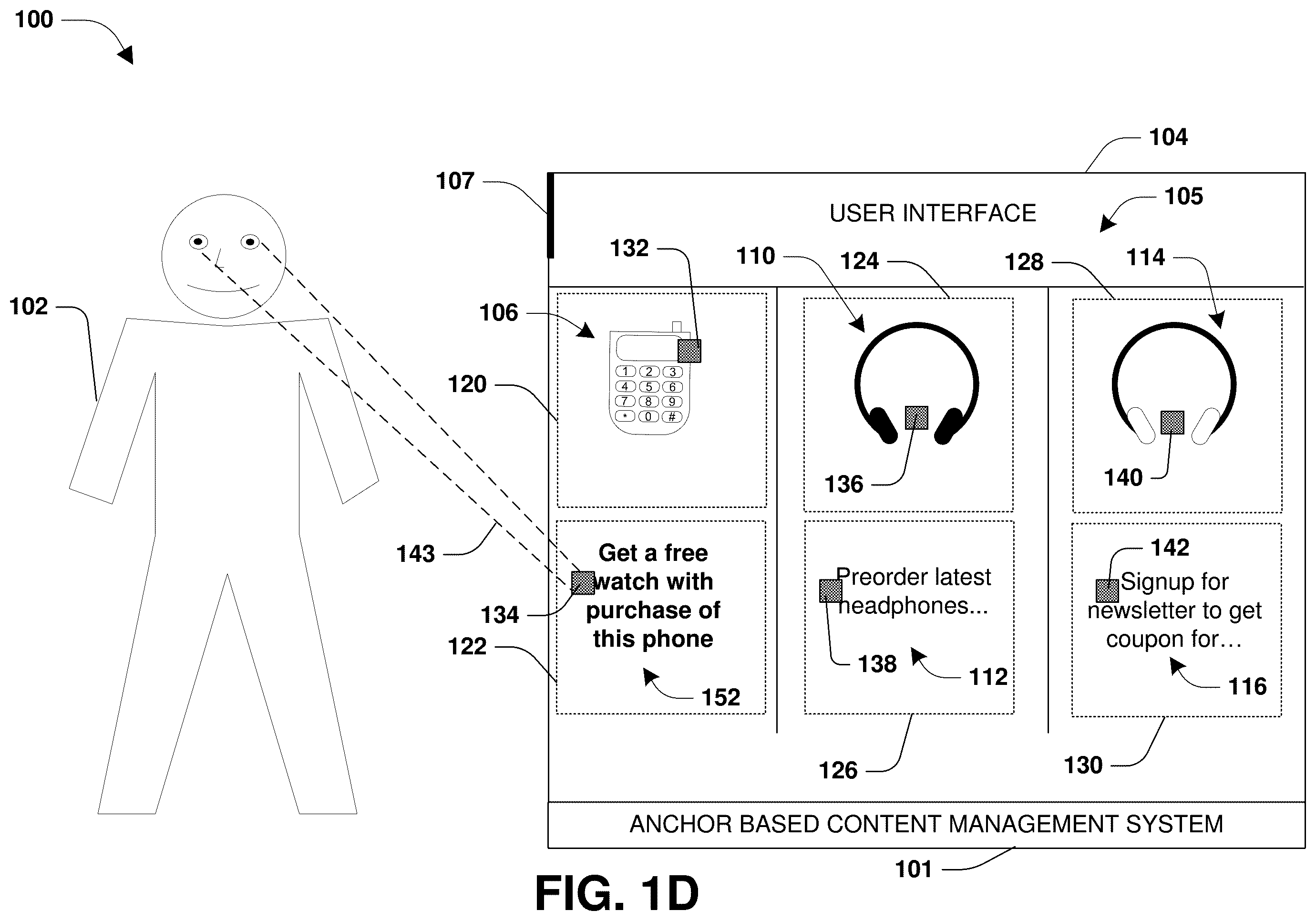 Patent US12437455 Figure 4 – Anchor based content management