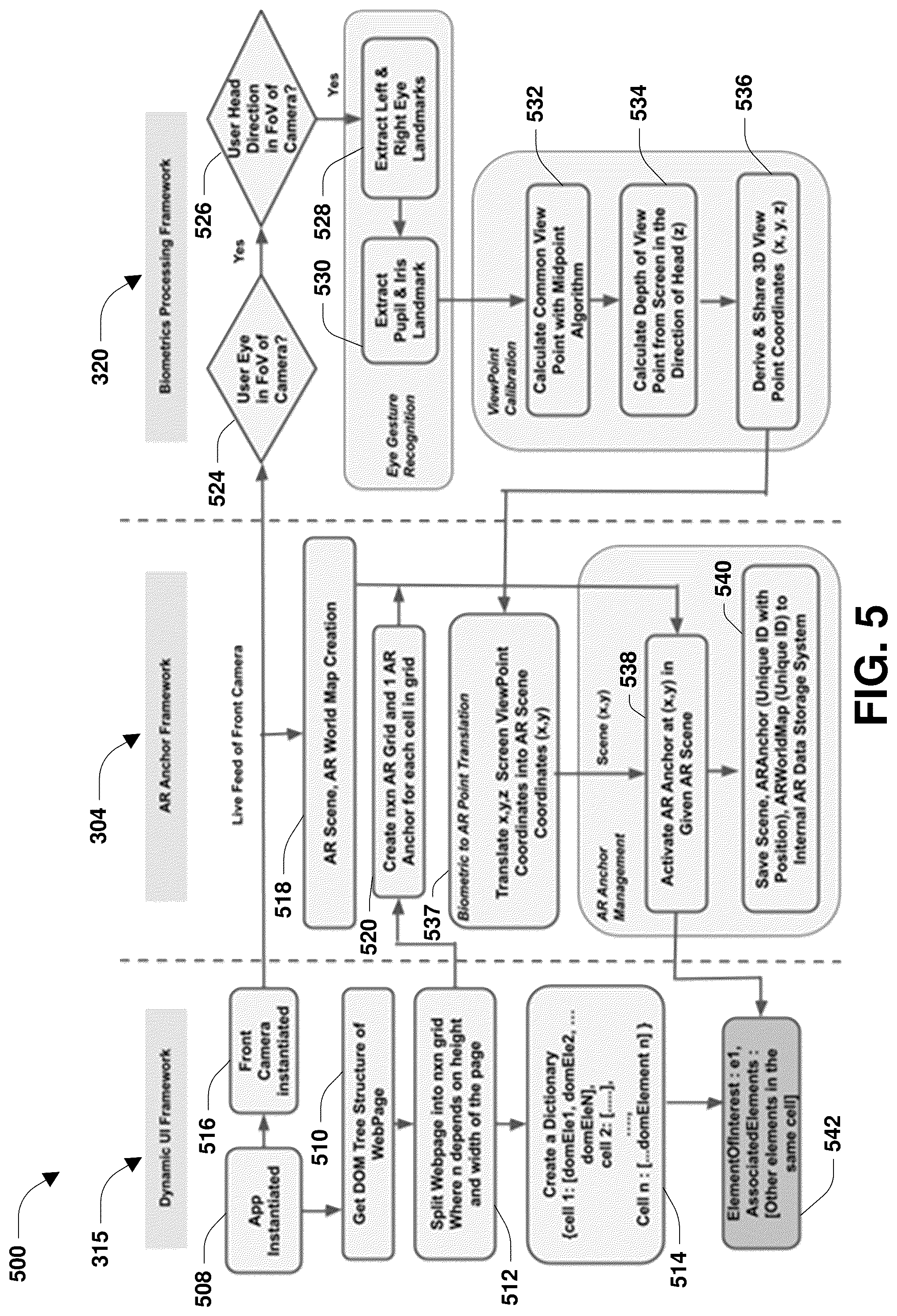 Patent US12437455 Figure 8 – Anchor based content management