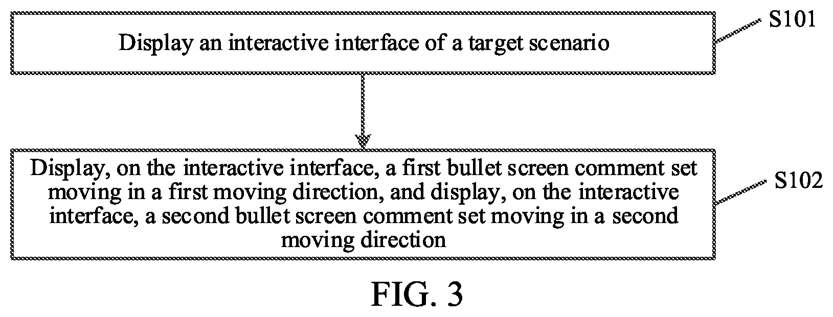 Patent US12437459 Figure 3 – Bullet screen comment display method and apparatus, bullet screen comment sending method and apparatus, computer device, computer-readable storage medium, and computer program product