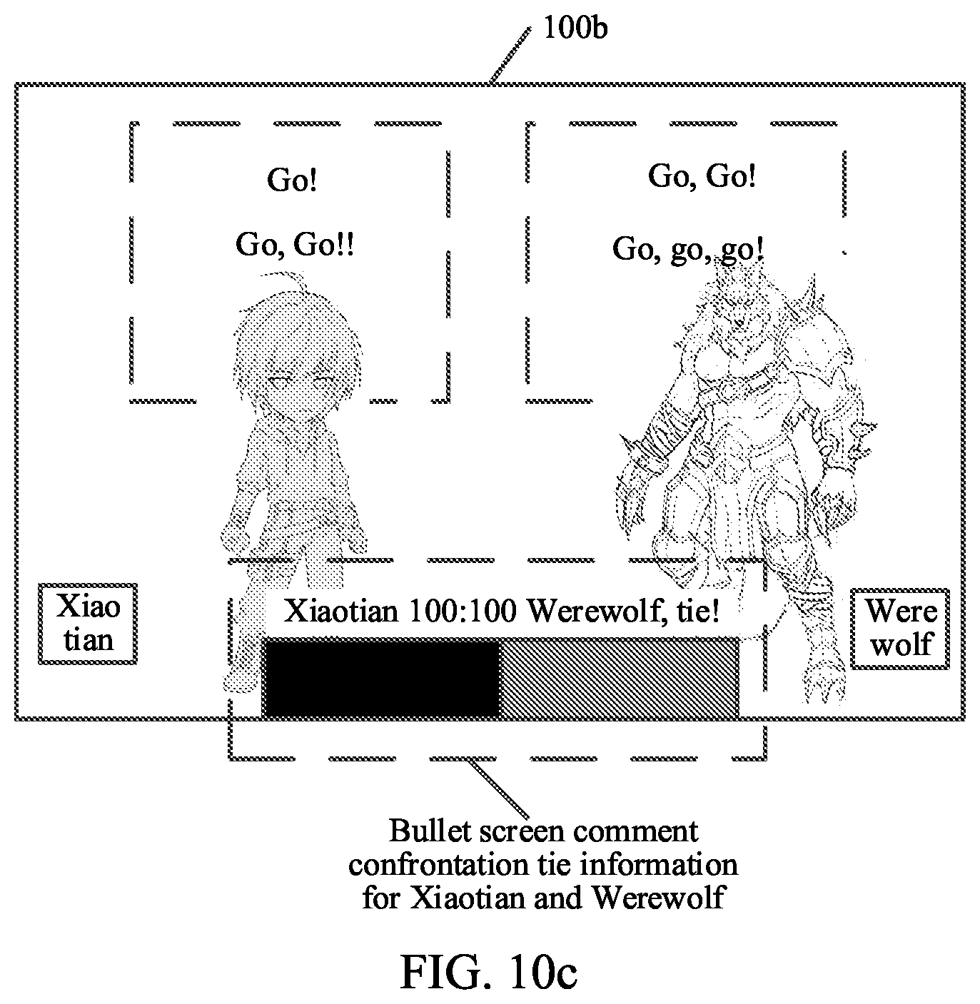 Patent US12437459 Figure 10 – Bullet screen comment display method and apparatus, bullet screen comment sending method and apparatus, computer device, computer-readable storage medium, and computer program product