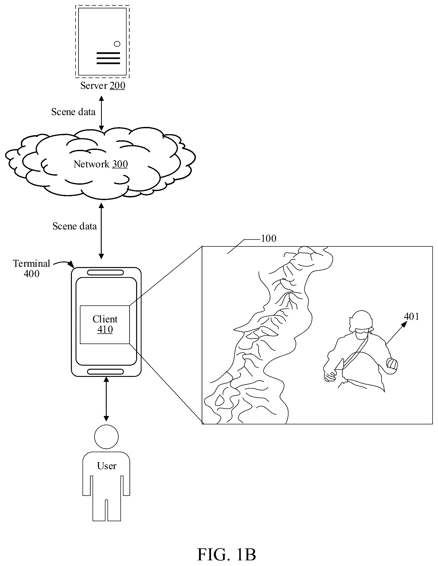Patent US12437464 Figure 2 – Method and apparatus, electronic device, computer-readable storage medium, and computer program product for performing real-time image rendering of virtual objects