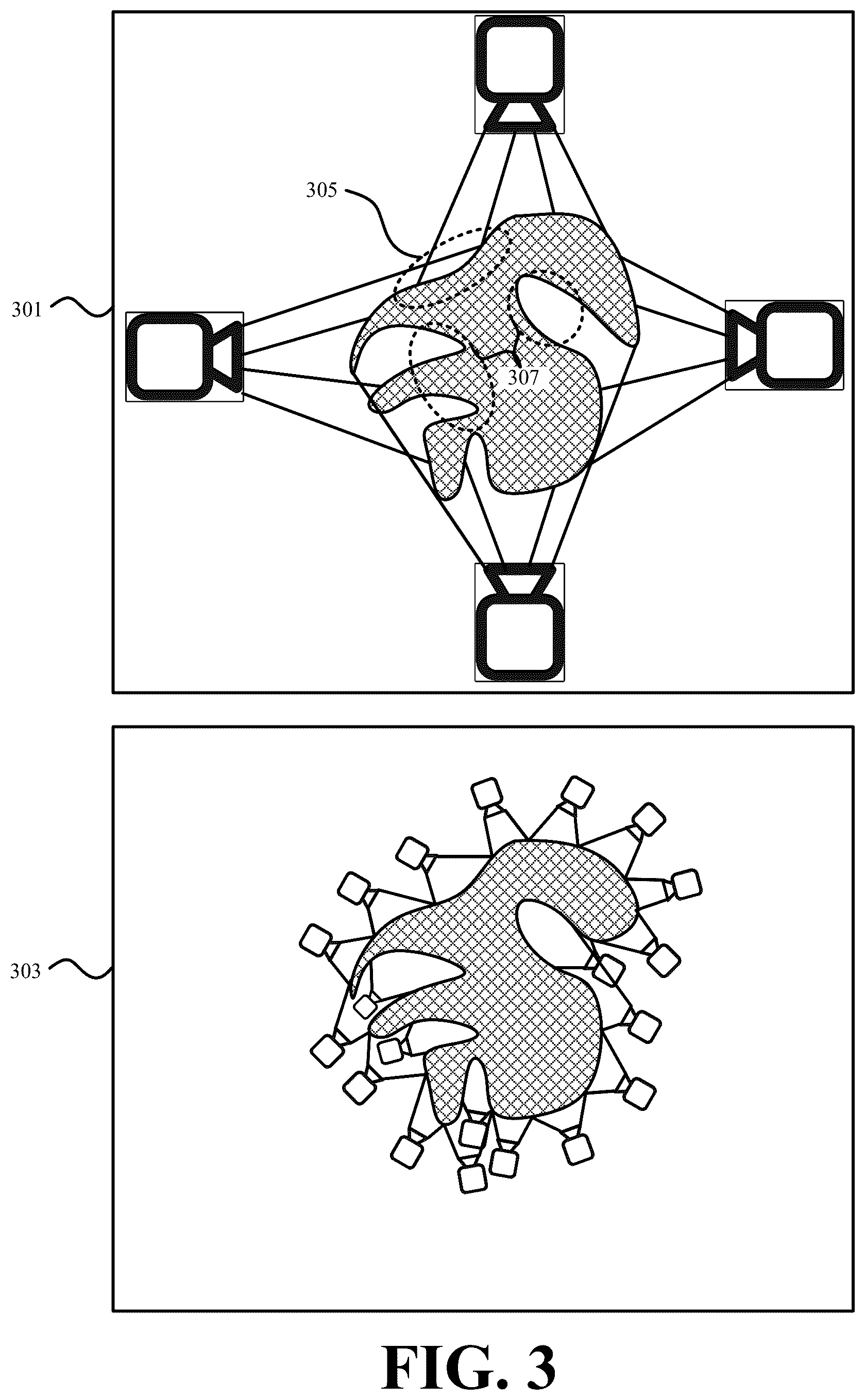 Patent US12437467 Figure 3 – Systems and methods for splatting based on a controlled sampling of a three-dimensional asset
