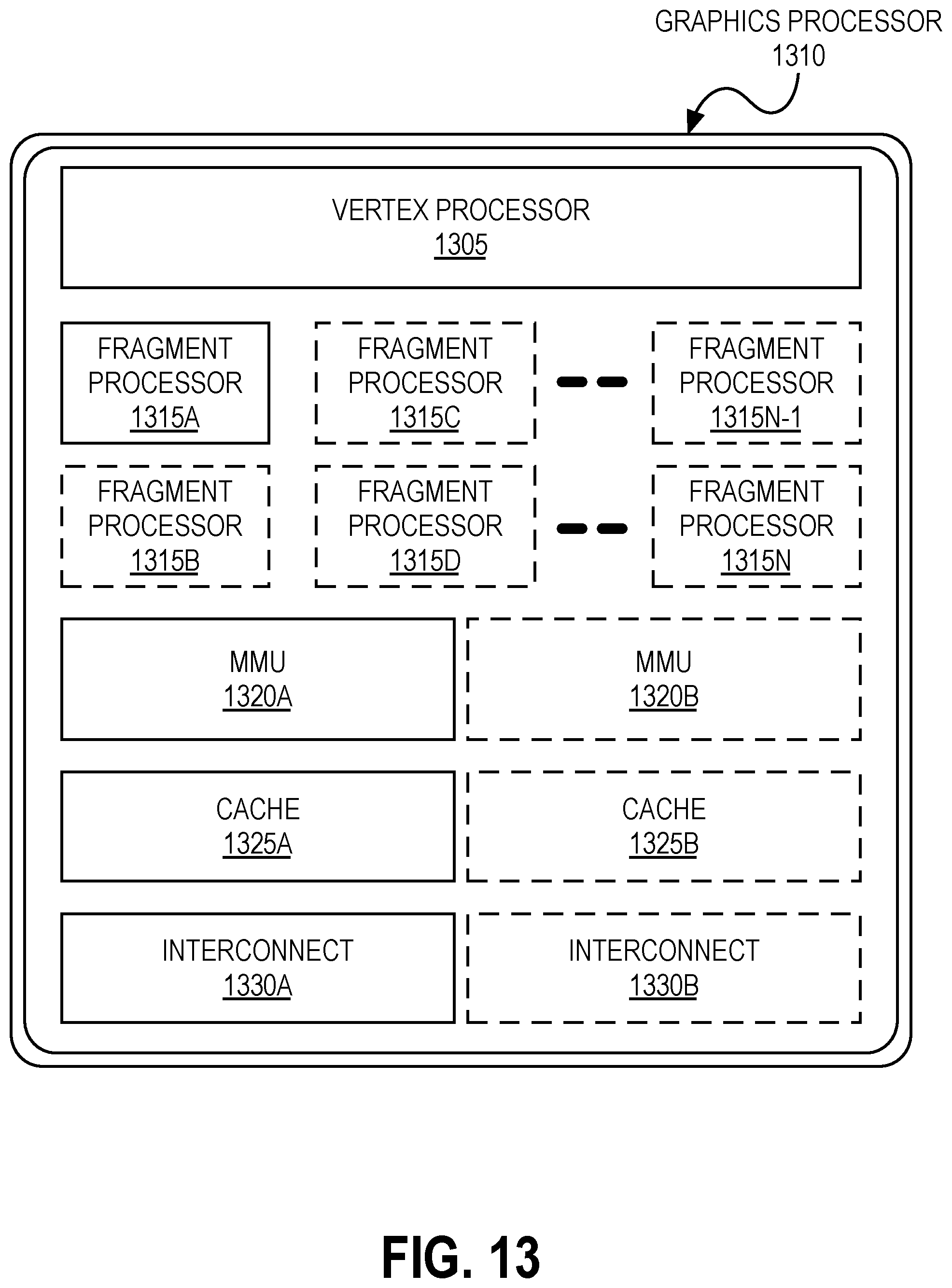 Patent US12437469 Figure 13 – Virtual reality apparatus and method including prioritized pixel shader operations, alternate eye rendering, and/or augmented timewarp