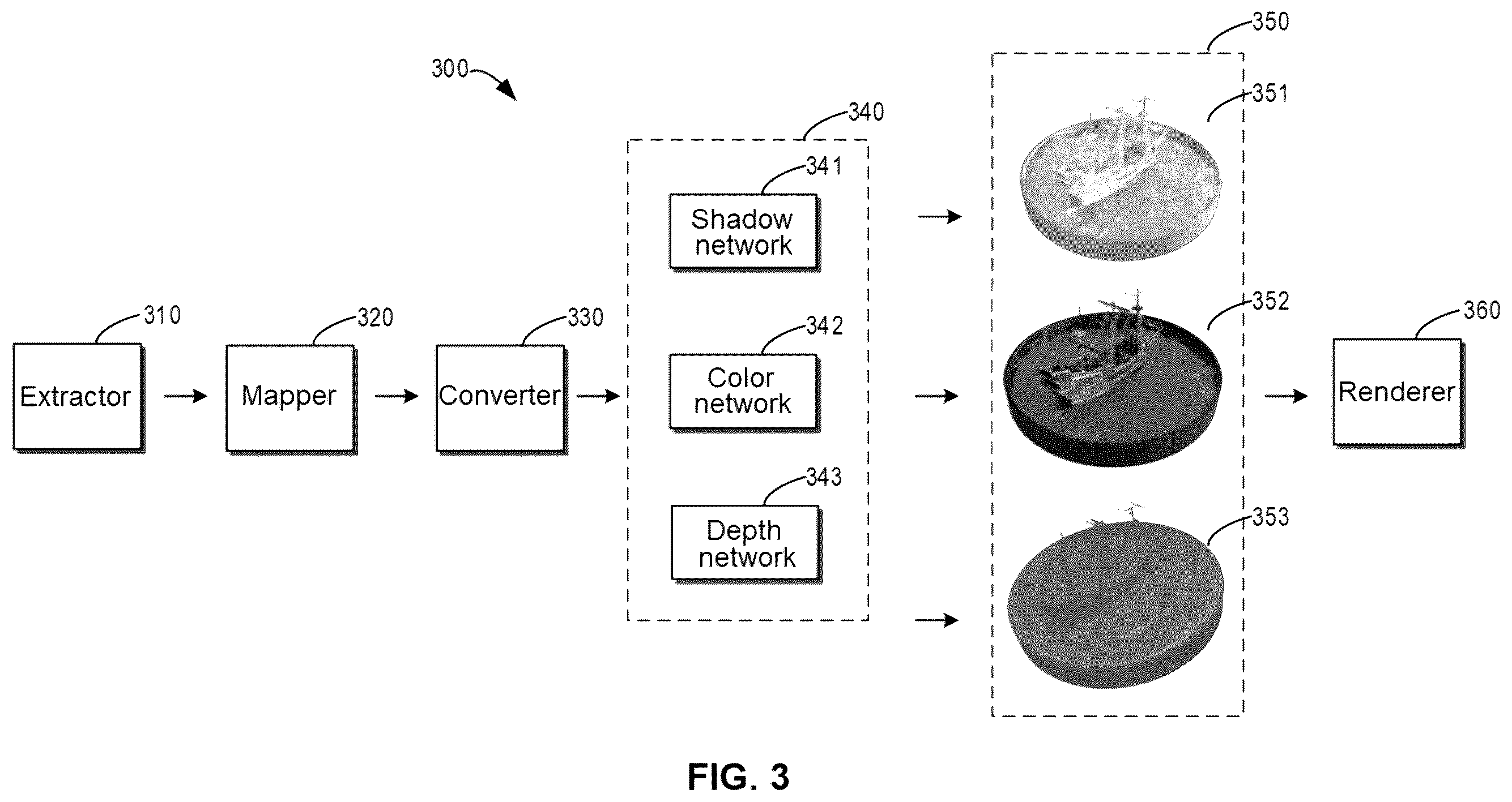 Patent US12437472 Figure 3 – Method, device, and computer program product for rendering