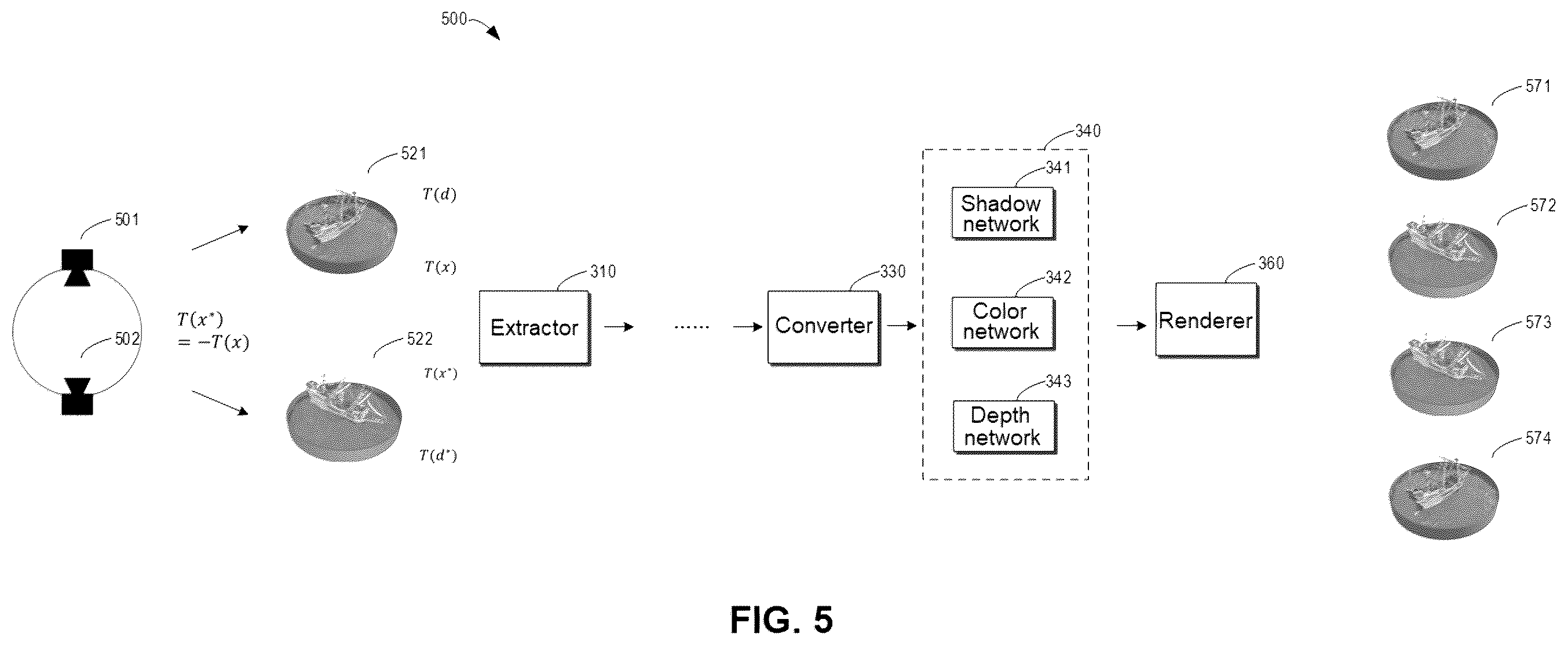 Patent US12437472 Figure 5 – Method, device, and computer program product for rendering