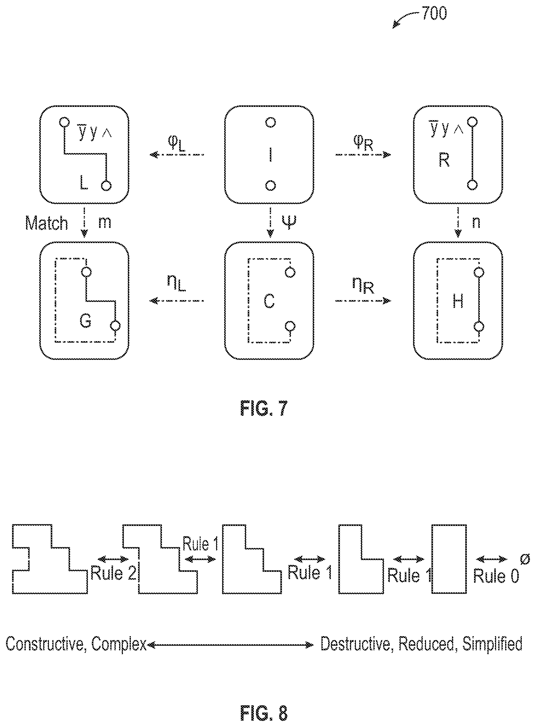 Patent US12437478 Figure 7 – Automatically generating graph grammars from shapes