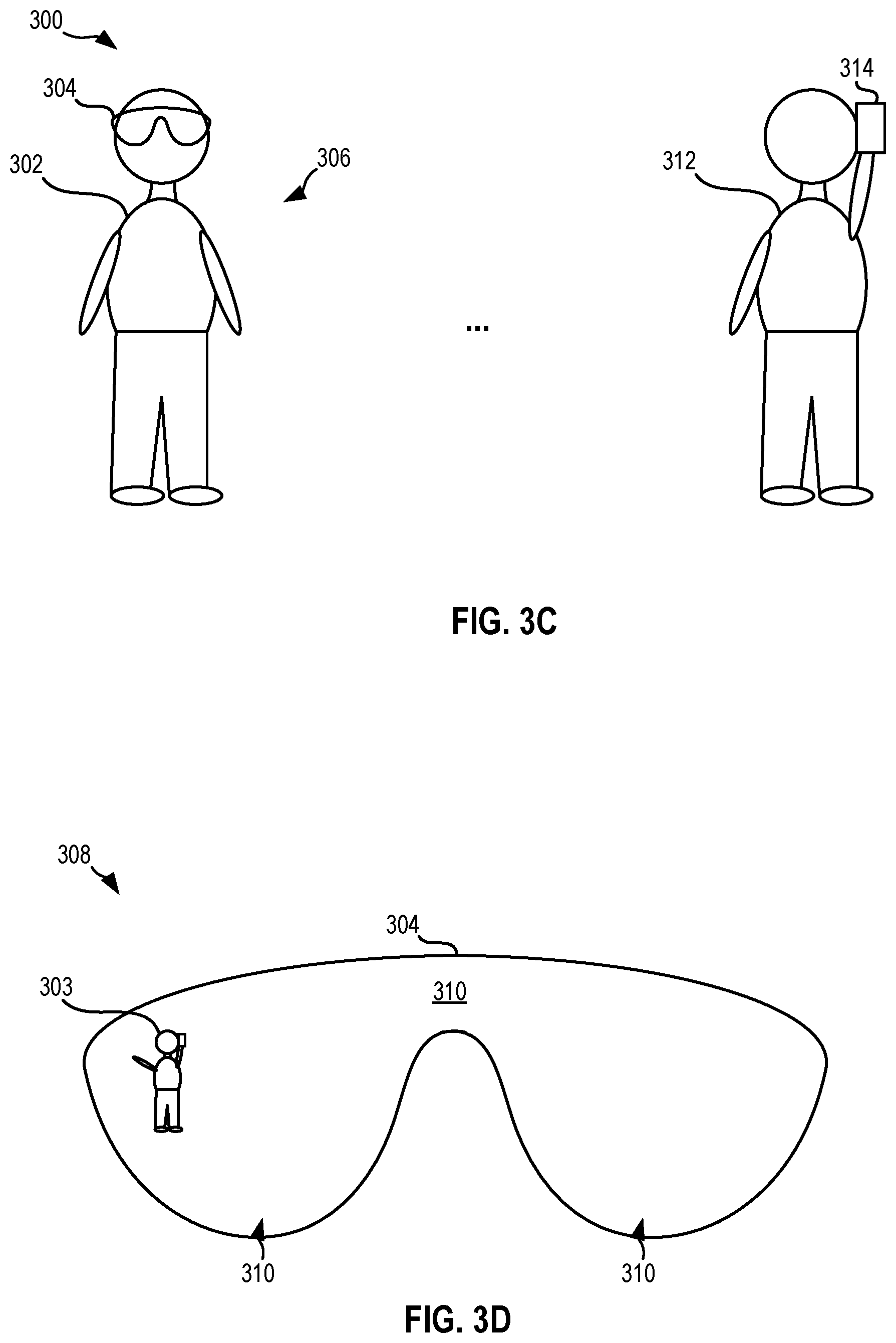 Patent US12437482 Figure 5 – Displaying avatars on an augmented reality (AR) lens in response to receiving a communication notification