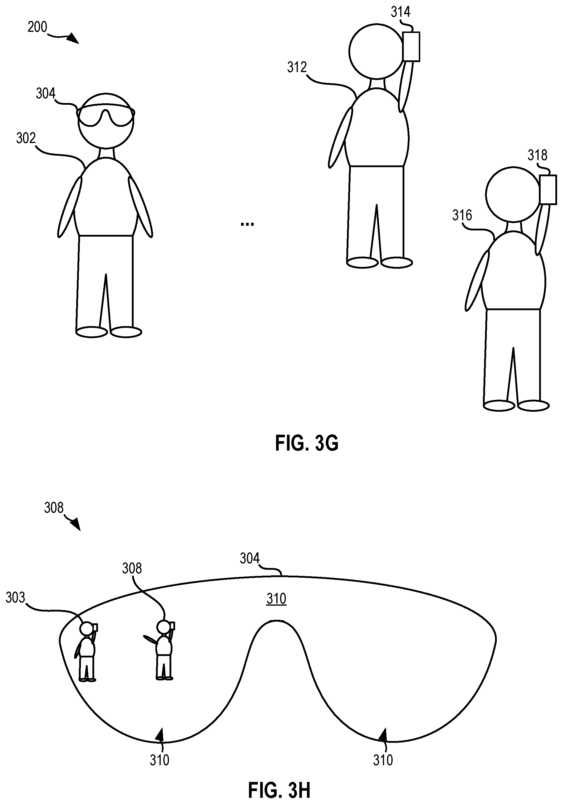 Patent US12437482 Figure 7 – Displaying avatars on an augmented reality (AR) lens in response to receiving a communication notification