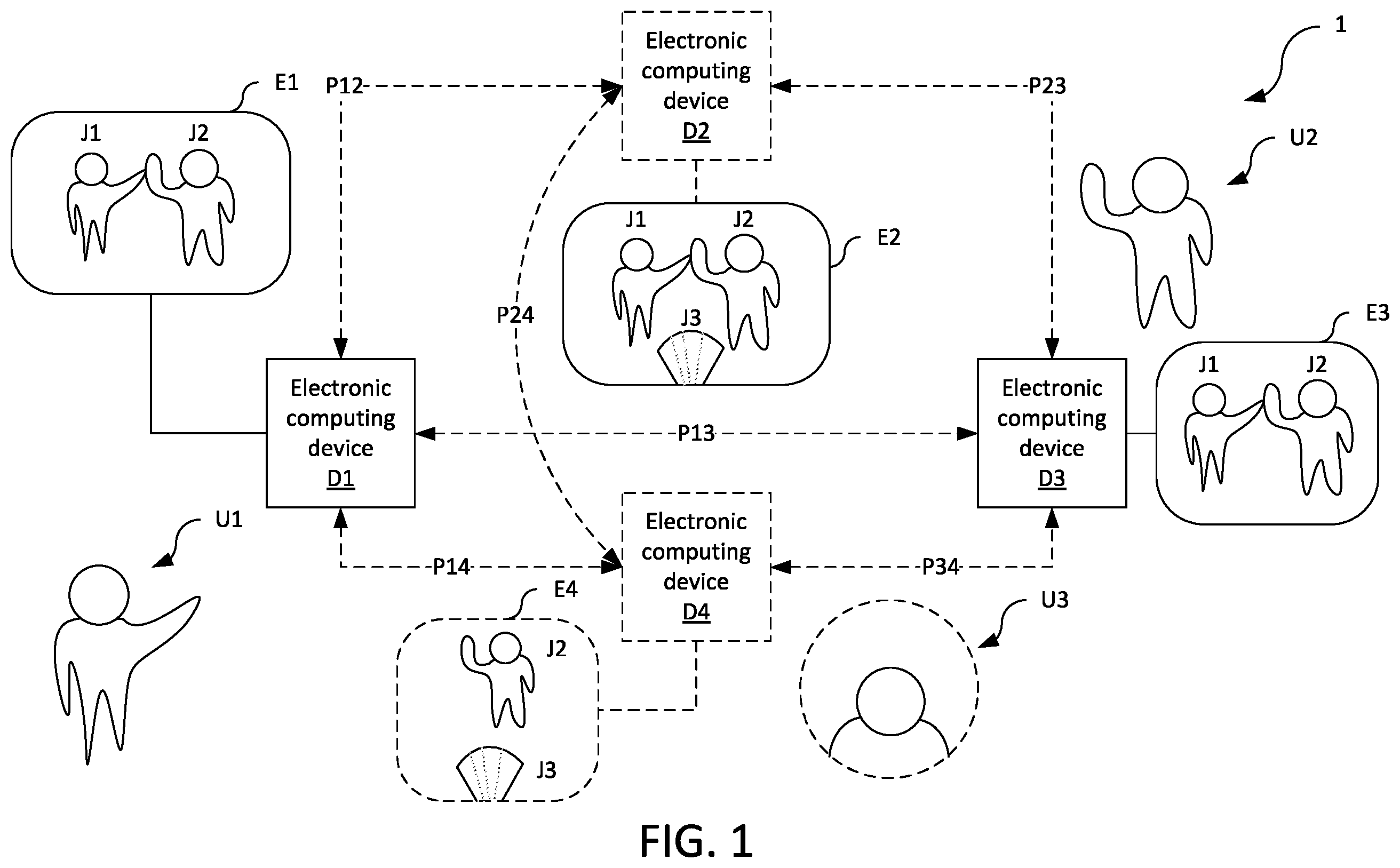 Patent US12437483 Figure 1 – Device and method for extended reality interaction and computer-readable medium thereof