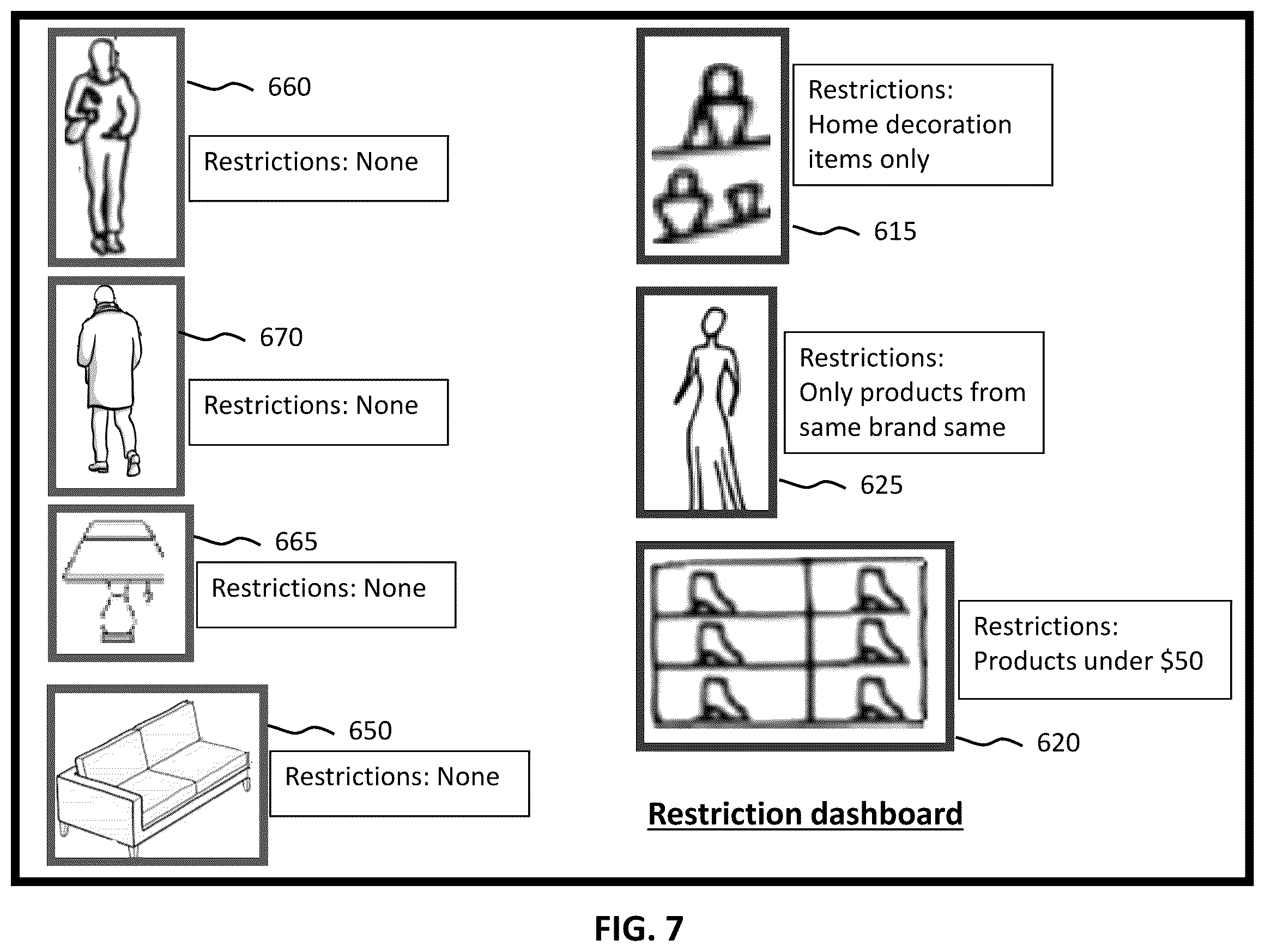 Patent US12437487 Figure 8 – Systems and methods for virtually displaying content items on real-world objects in an extended reality environment