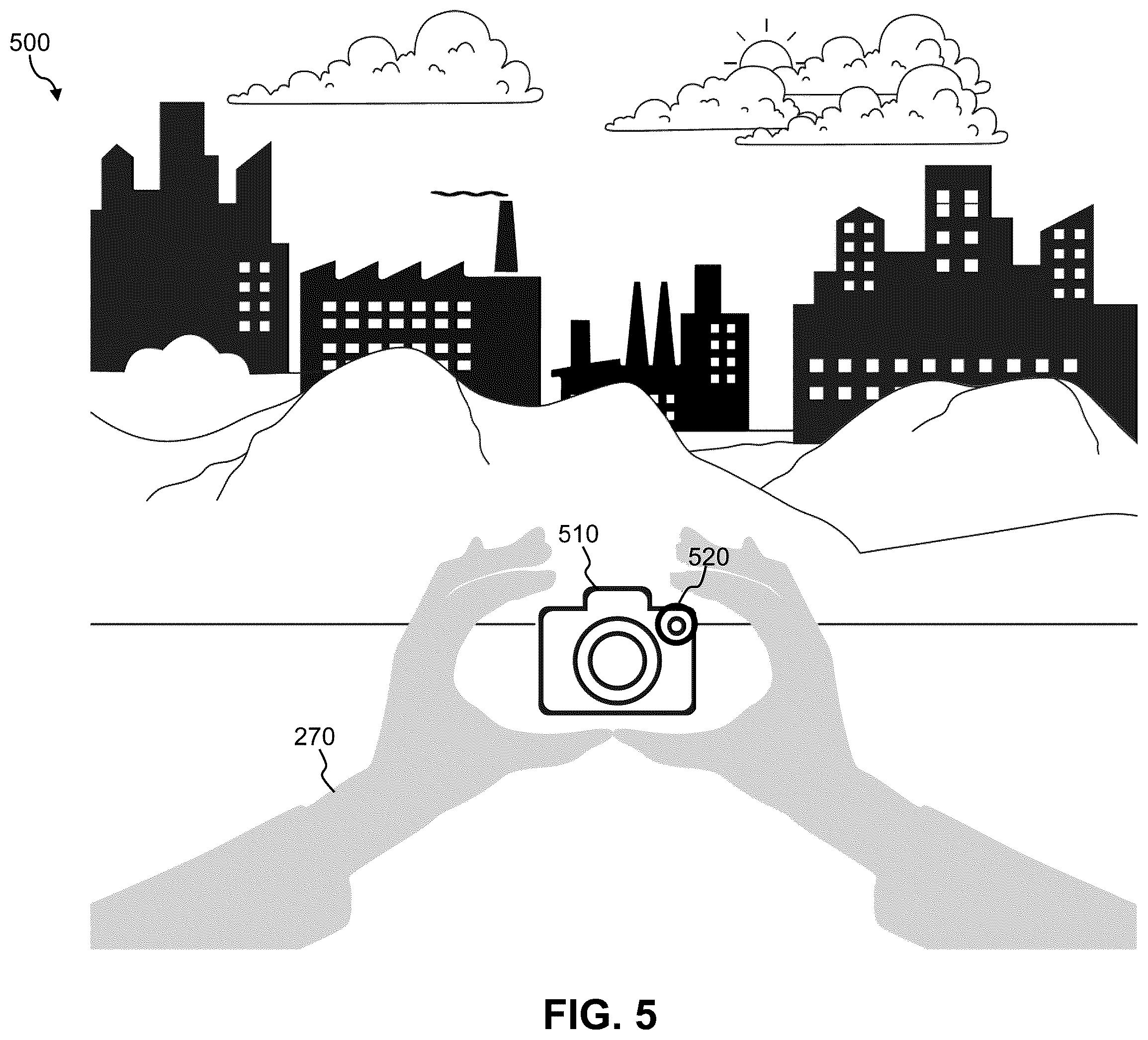 Patent US12437488 Figure 5 – Augmenting objects for immersive gaming environments