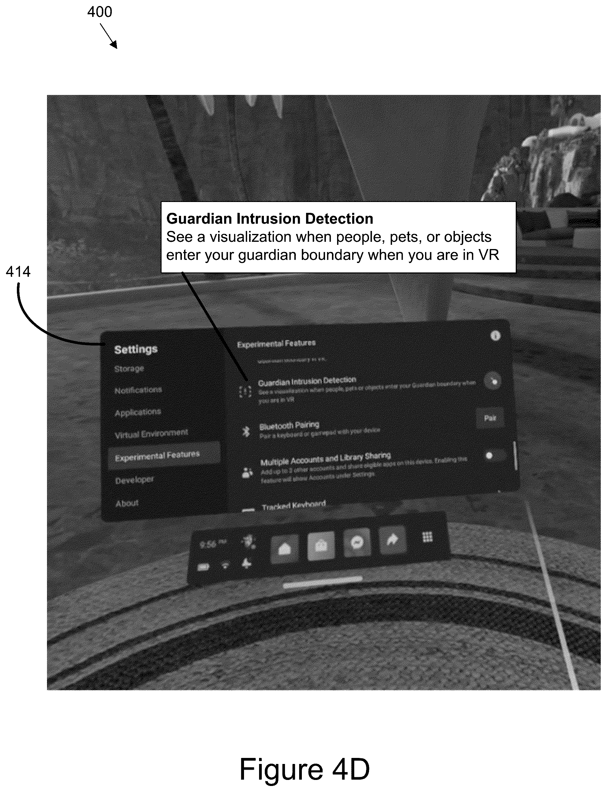 Patent US12437489 Figure 9 – Presenting meshed representations of physical objects within defined boundaries for interacting with artificial-reality content, and systems and methods of use thereof