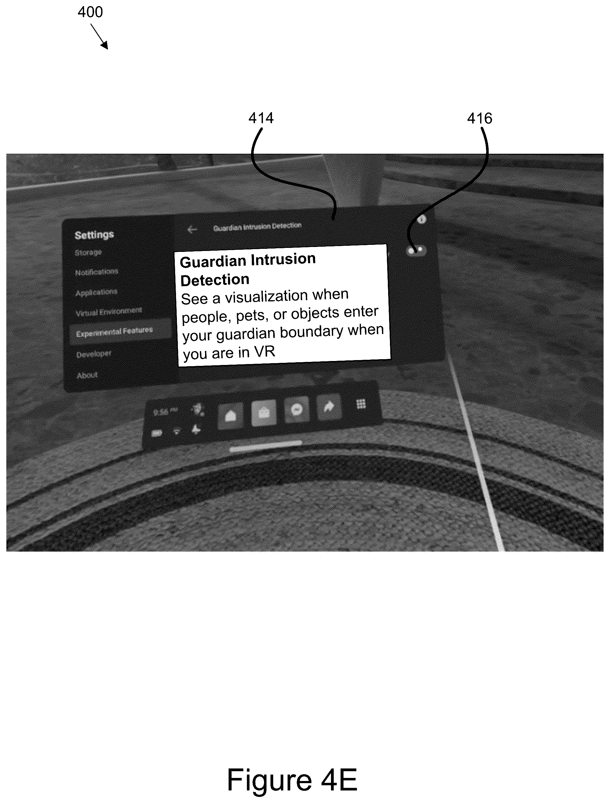Patent US12437489 Figure 10 – Presenting meshed representations of physical objects within defined boundaries for interacting with artificial-reality content, and systems and methods of use thereof