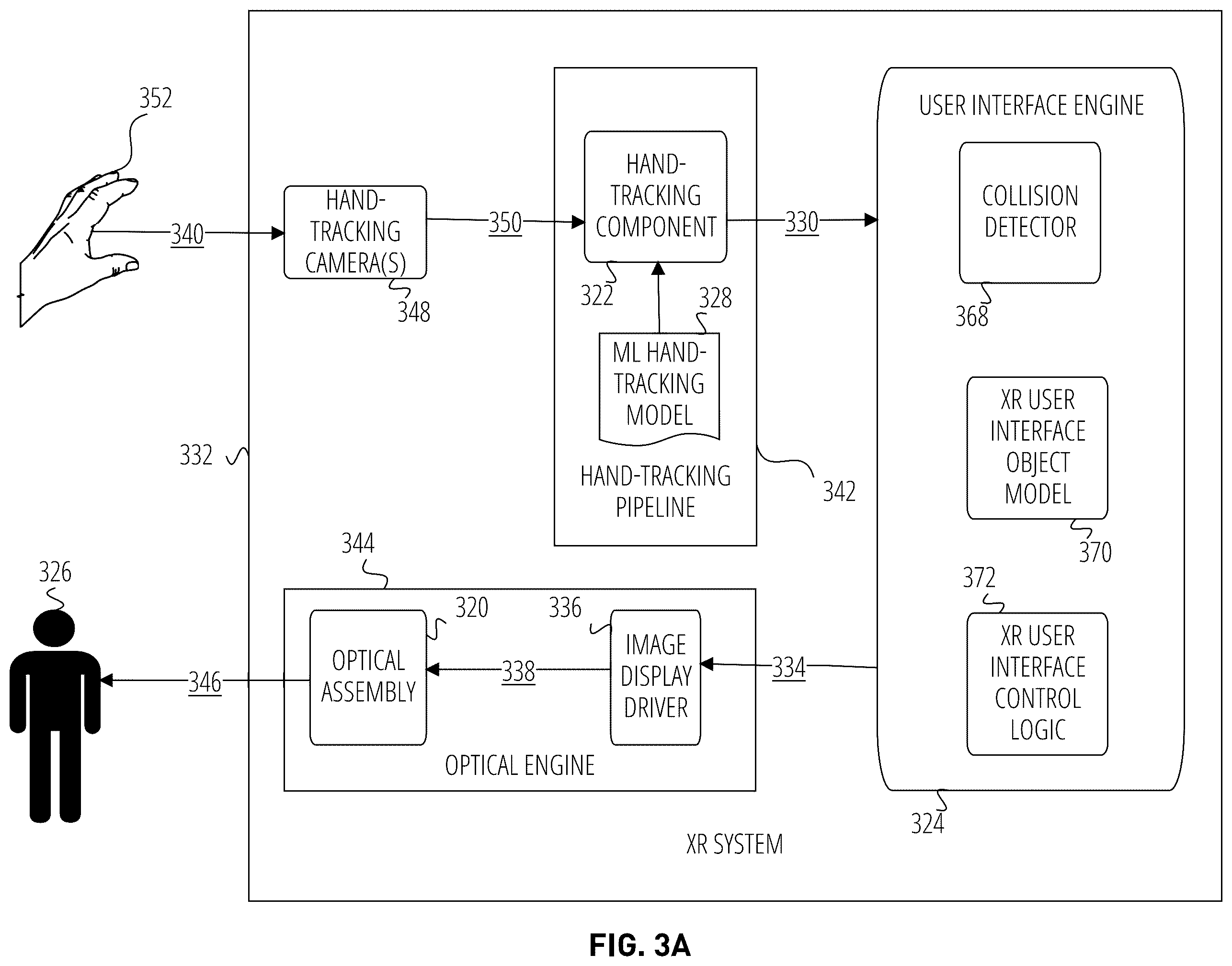 Patent US12437491 Figure 4 – Scaling a 3D volume in extended reality