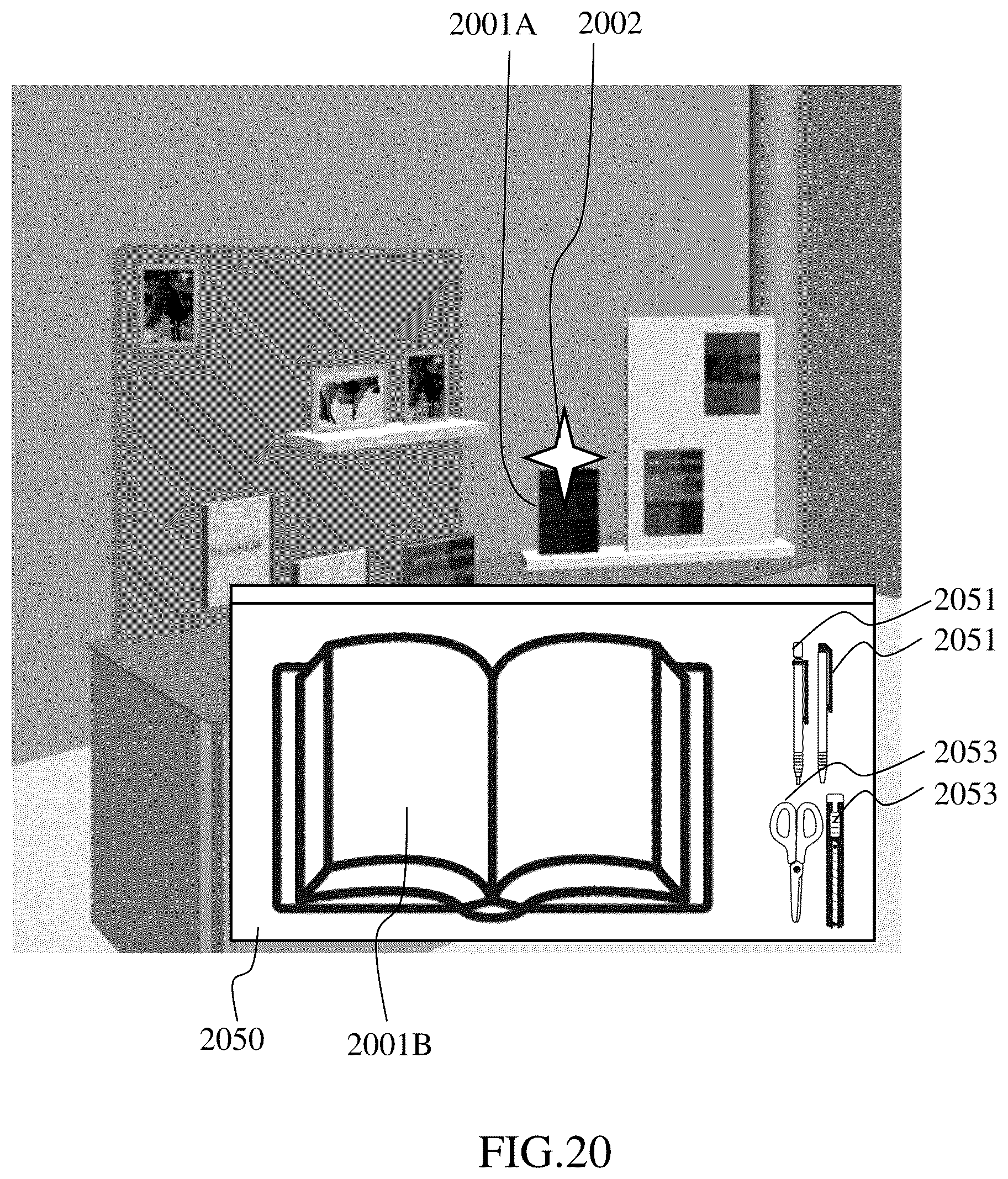 Patent US12437495 Figure 20 – Content item display method and computer-readable medium