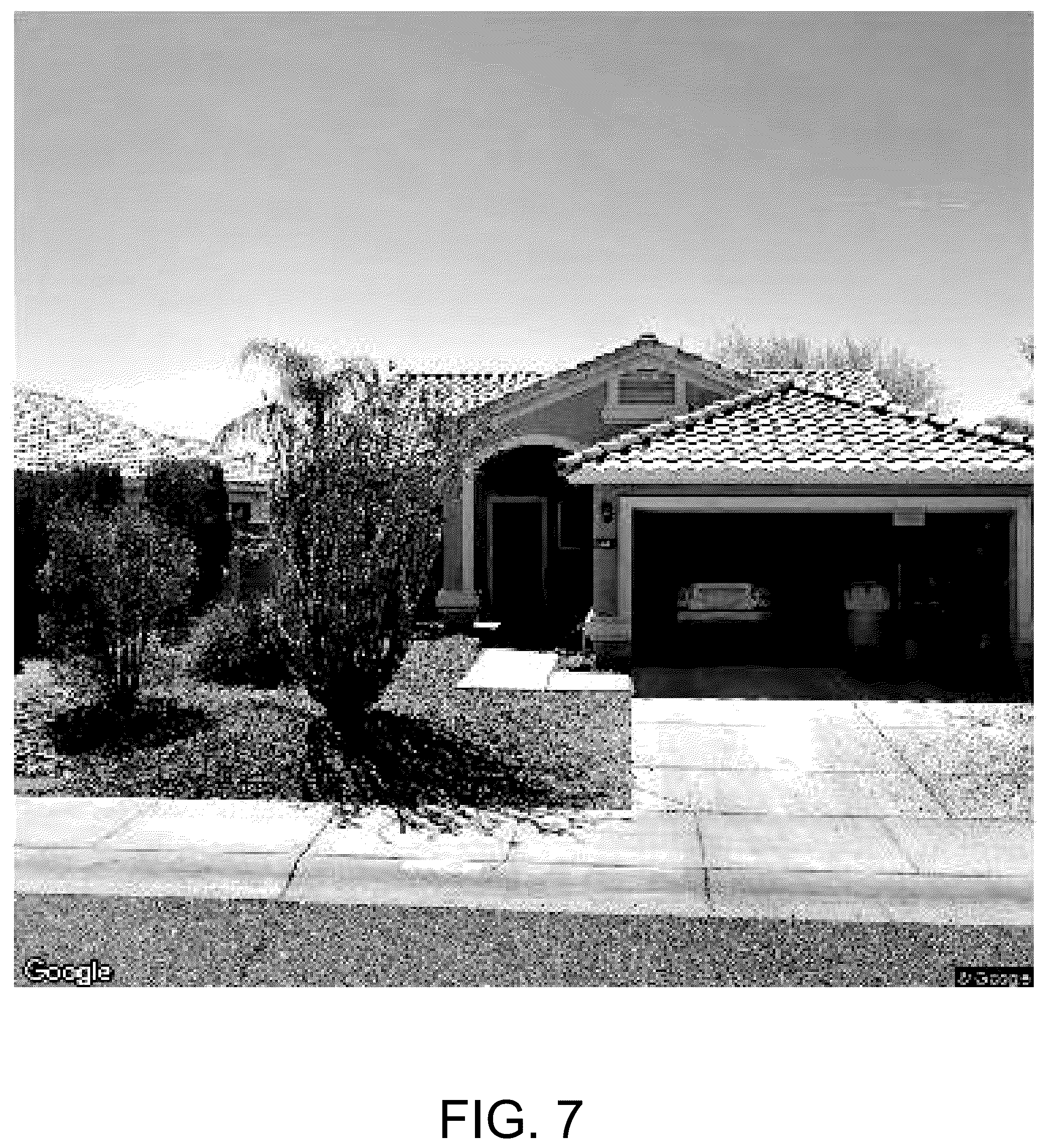 Patent US12437498 Figure 7 – System and method for home Façade features in a geographic region