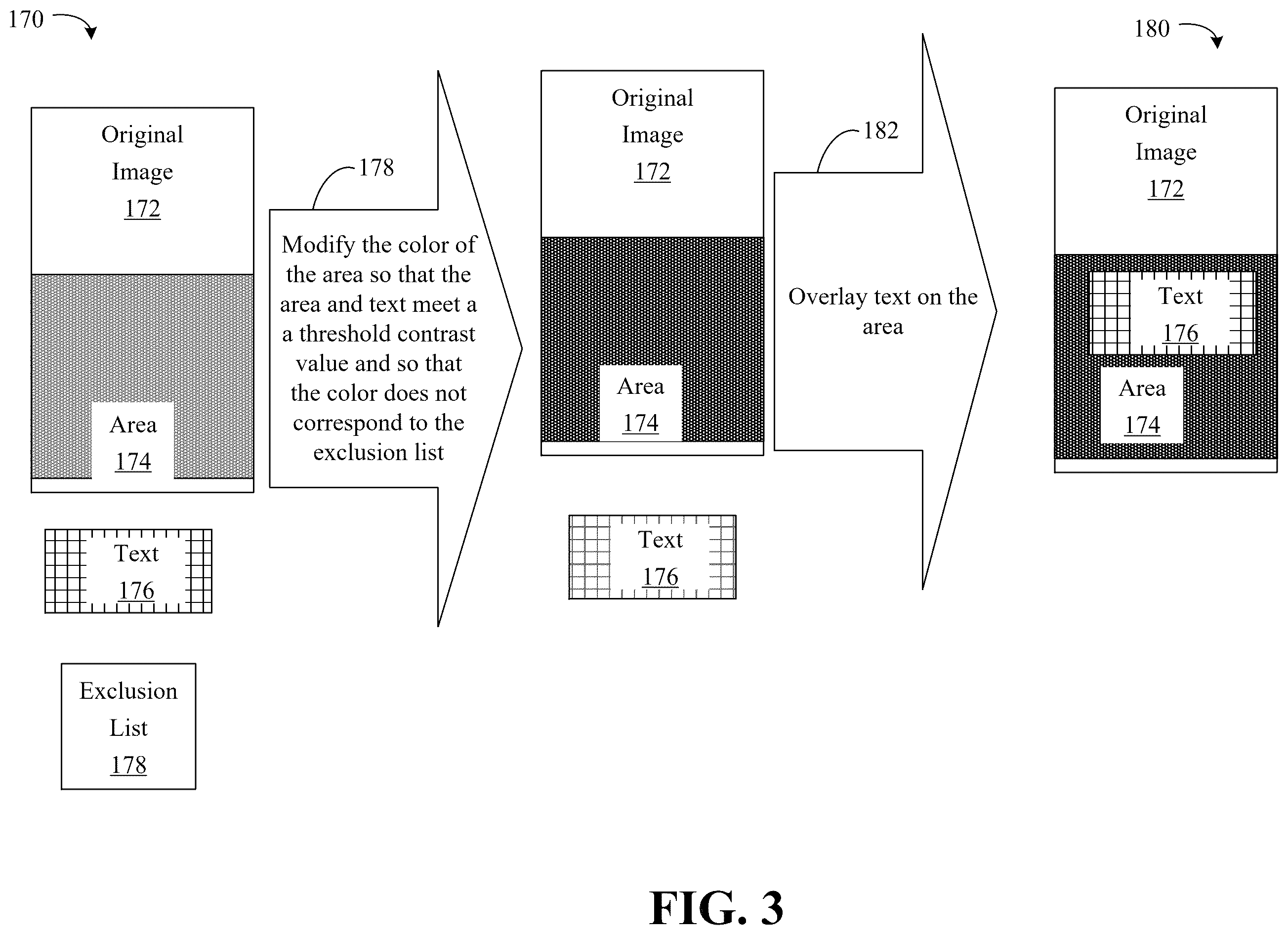 Patent US12437499 Figure 3 – Color contrasting image modification based on enhanced color spaces
