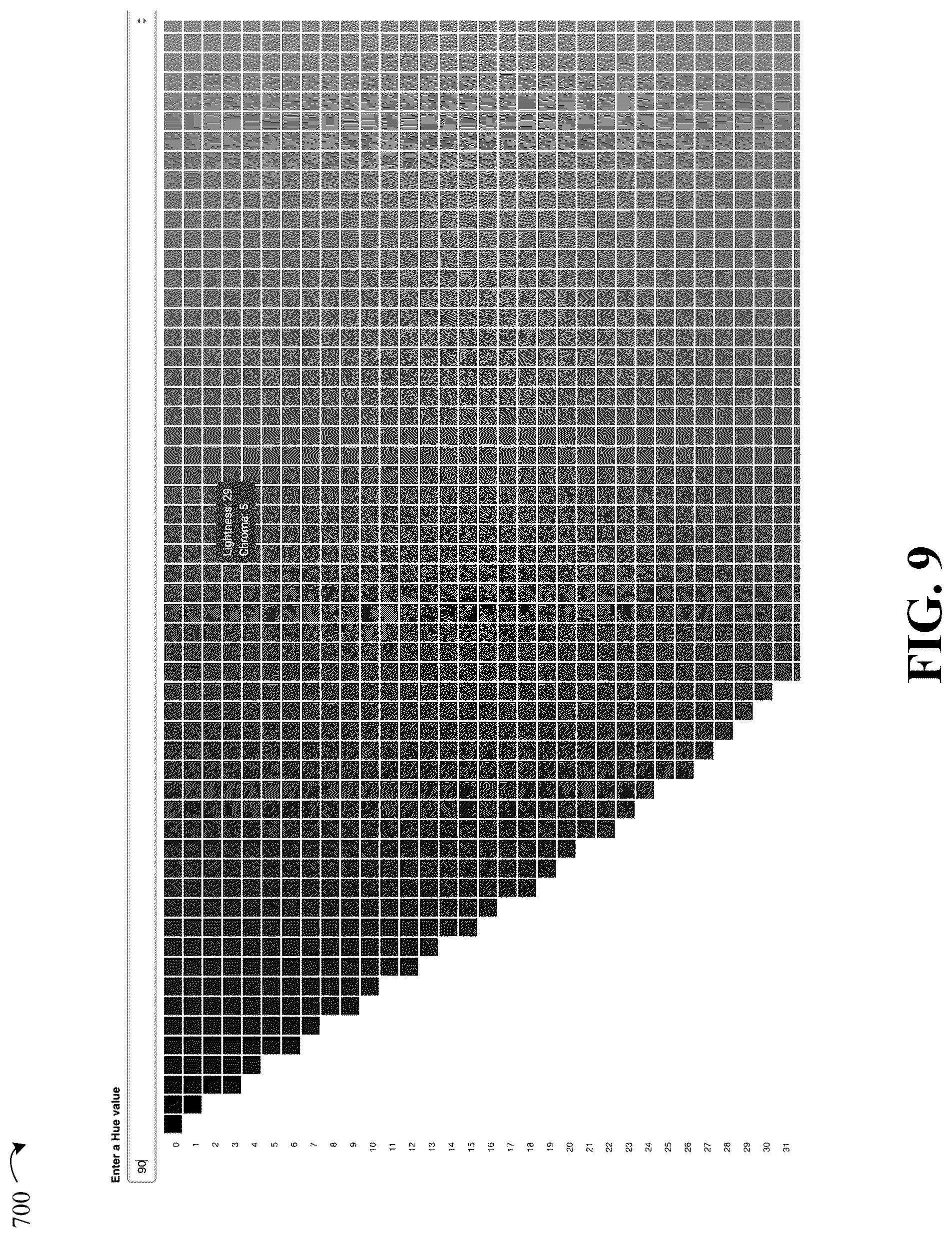 Patent US12437499 Figure 13 – Color contrasting image modification based on enhanced color spaces