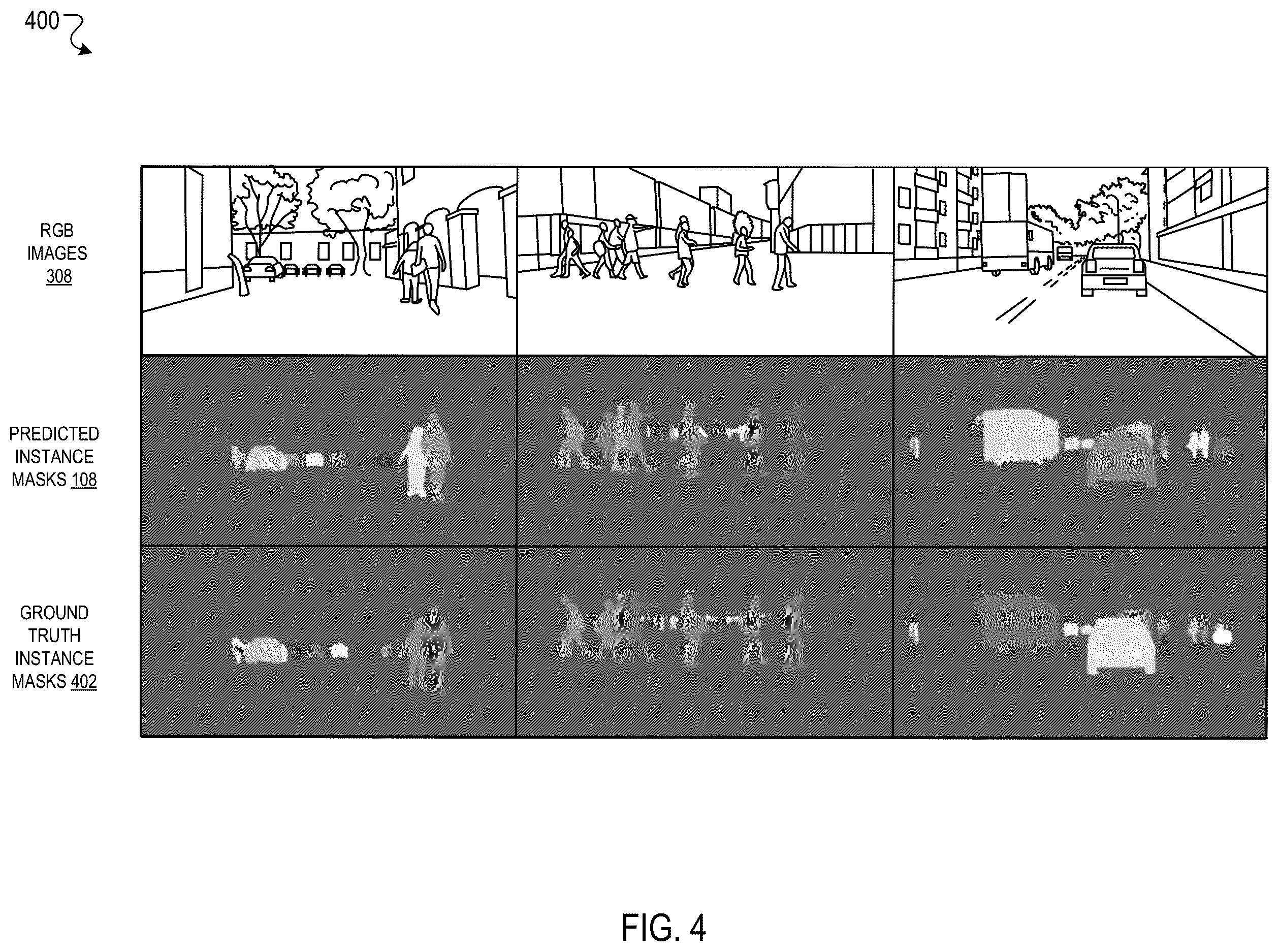 Patent US12437527 Figure 4 – Training instance segmentation neural networks through contrastive learning