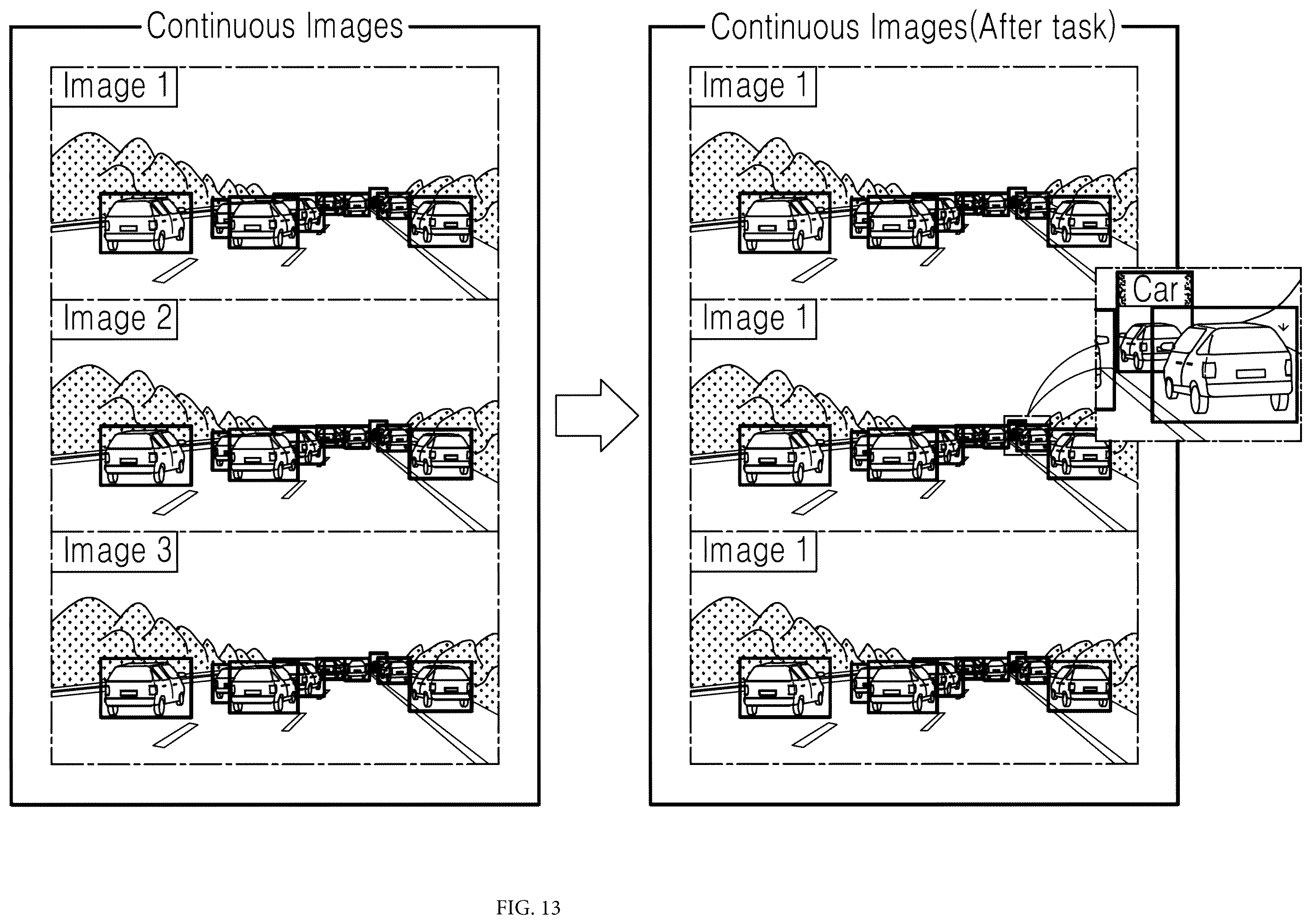 Patent US12437552 Figure 12 – Method and apparatus for detecting an object based on identification information of the object in continuous images
