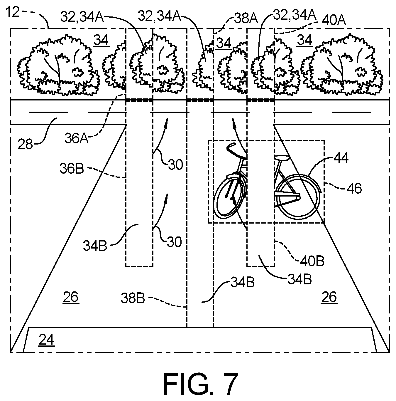 Patent US12437553 Figure 4 – Removing fixed objects from rear view camera