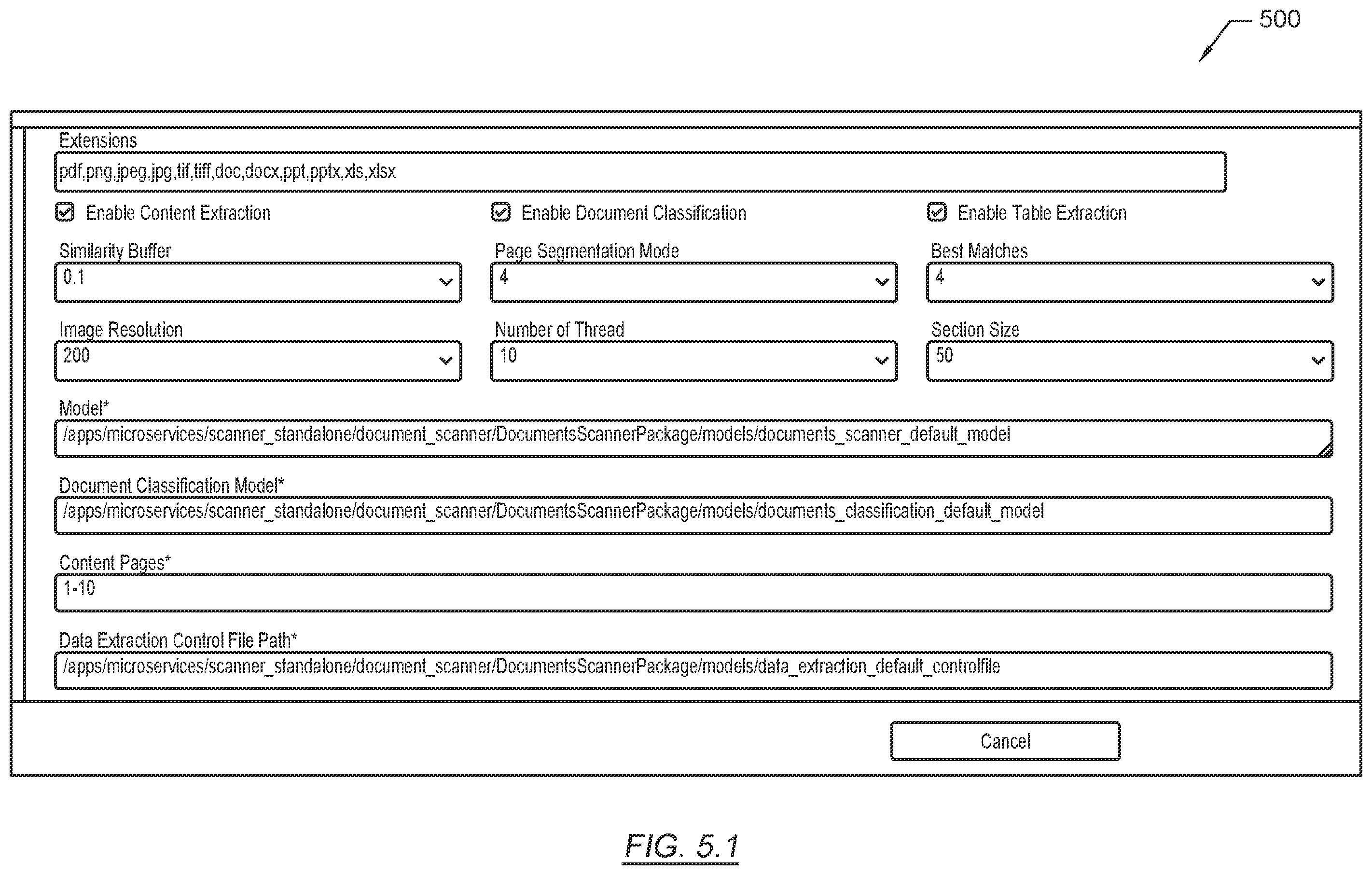 Patent US12437570 Figure 6 – Exploration and production document content and metadata scanner