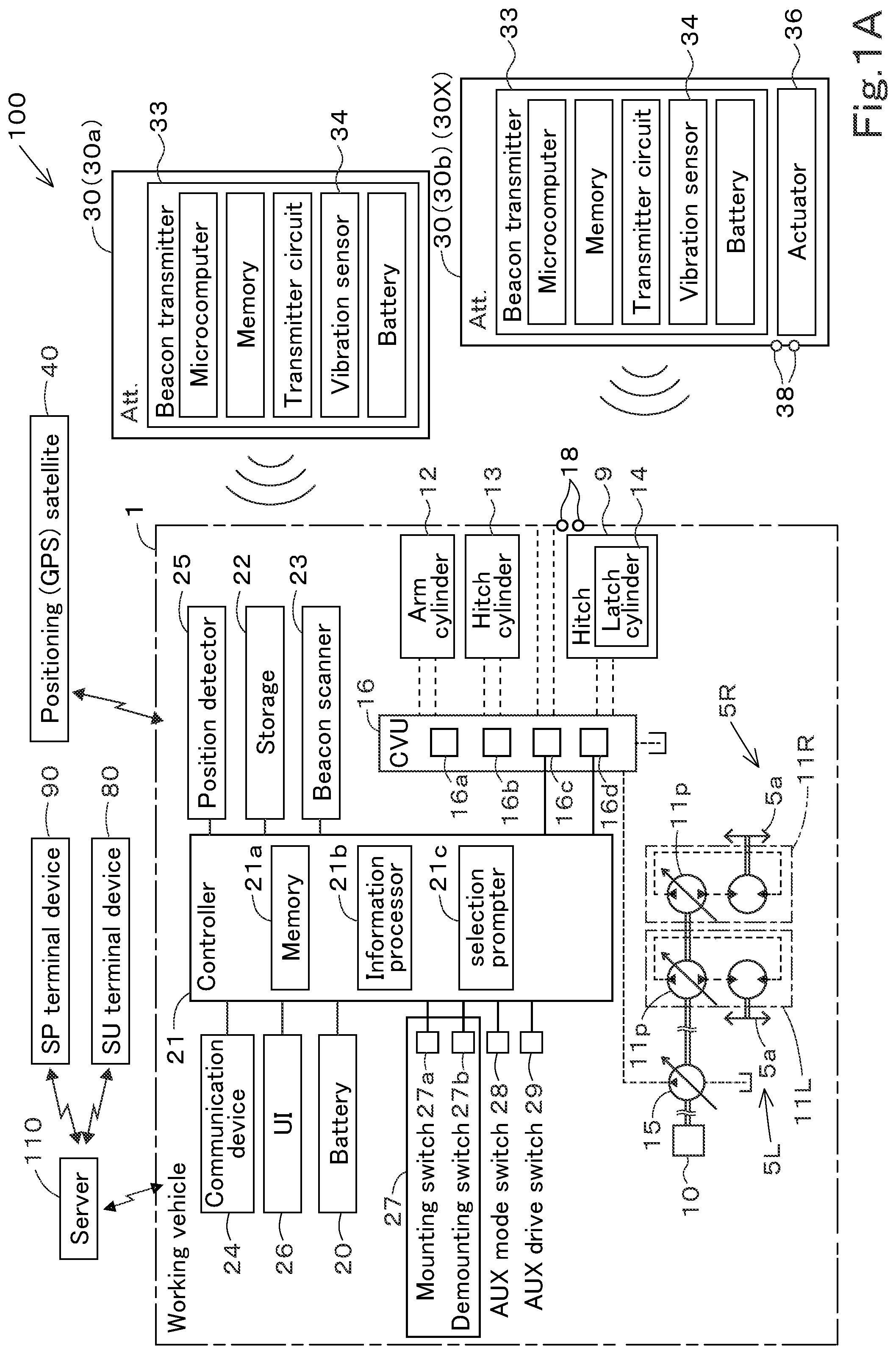 Patent US12437584 Figure 1 – Telematics service system
