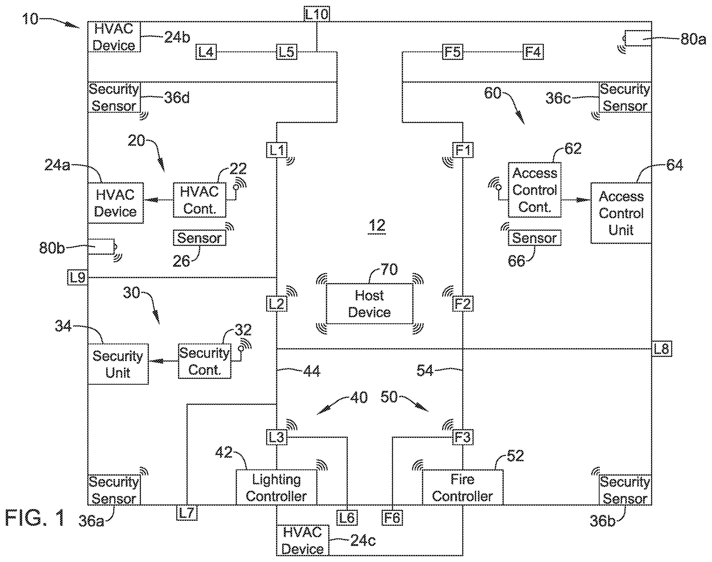 Patent US12437597 — Methods and systems for maintaining a healthy building — Figure 1