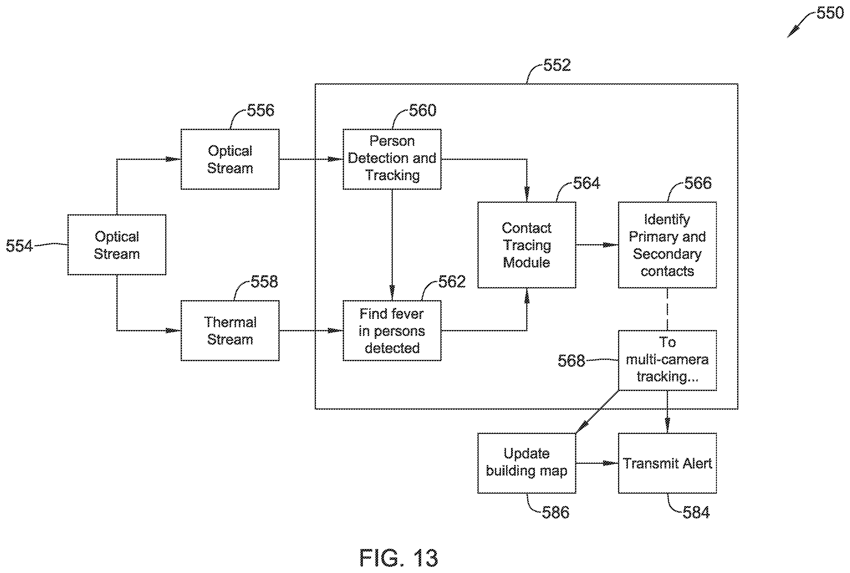 Patent US12437597 Figure 13 – Methods and systems for maintaining a healthy building