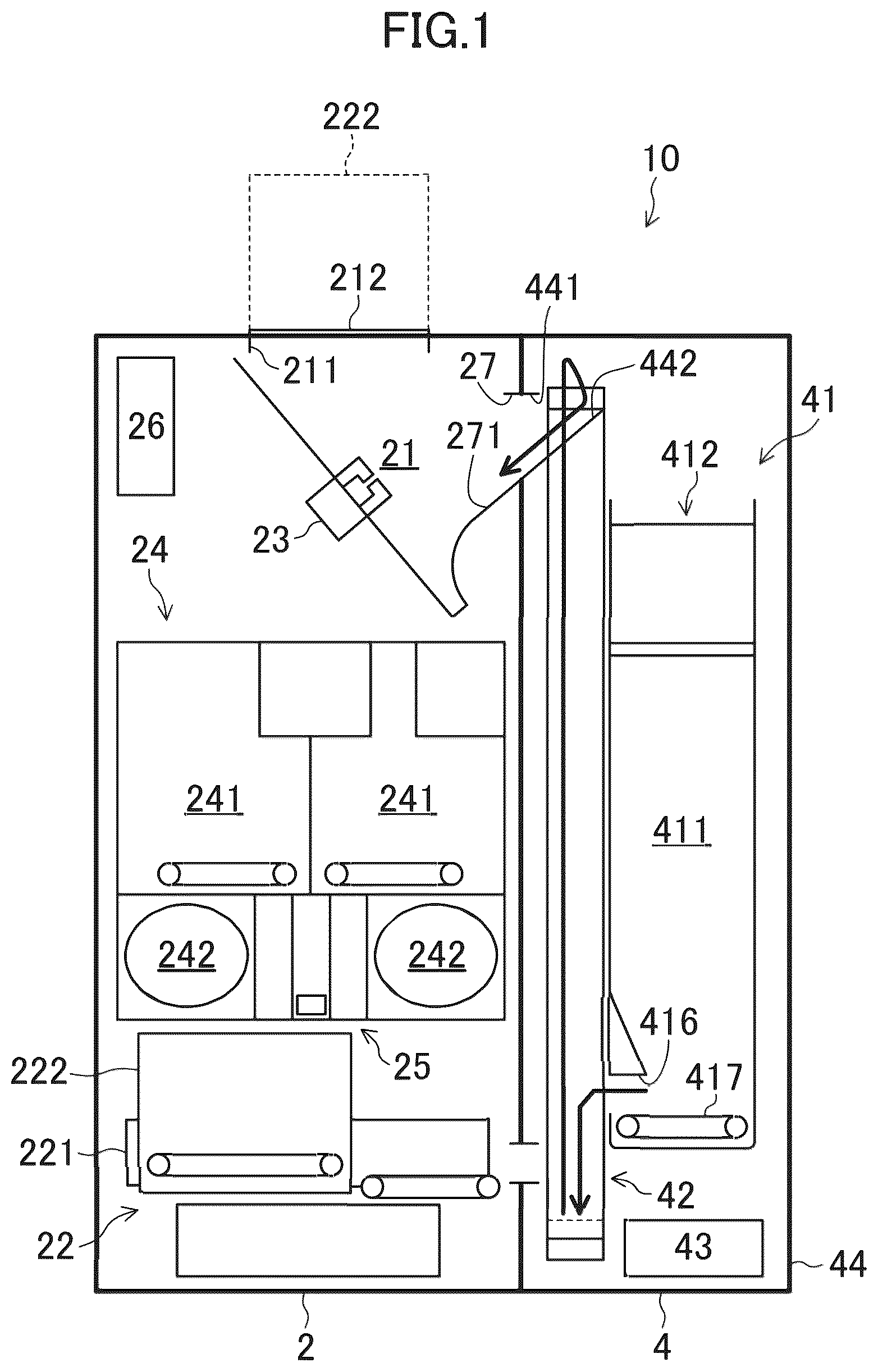 Patent US12437600 Figure 1 – Money handling method and money handling system