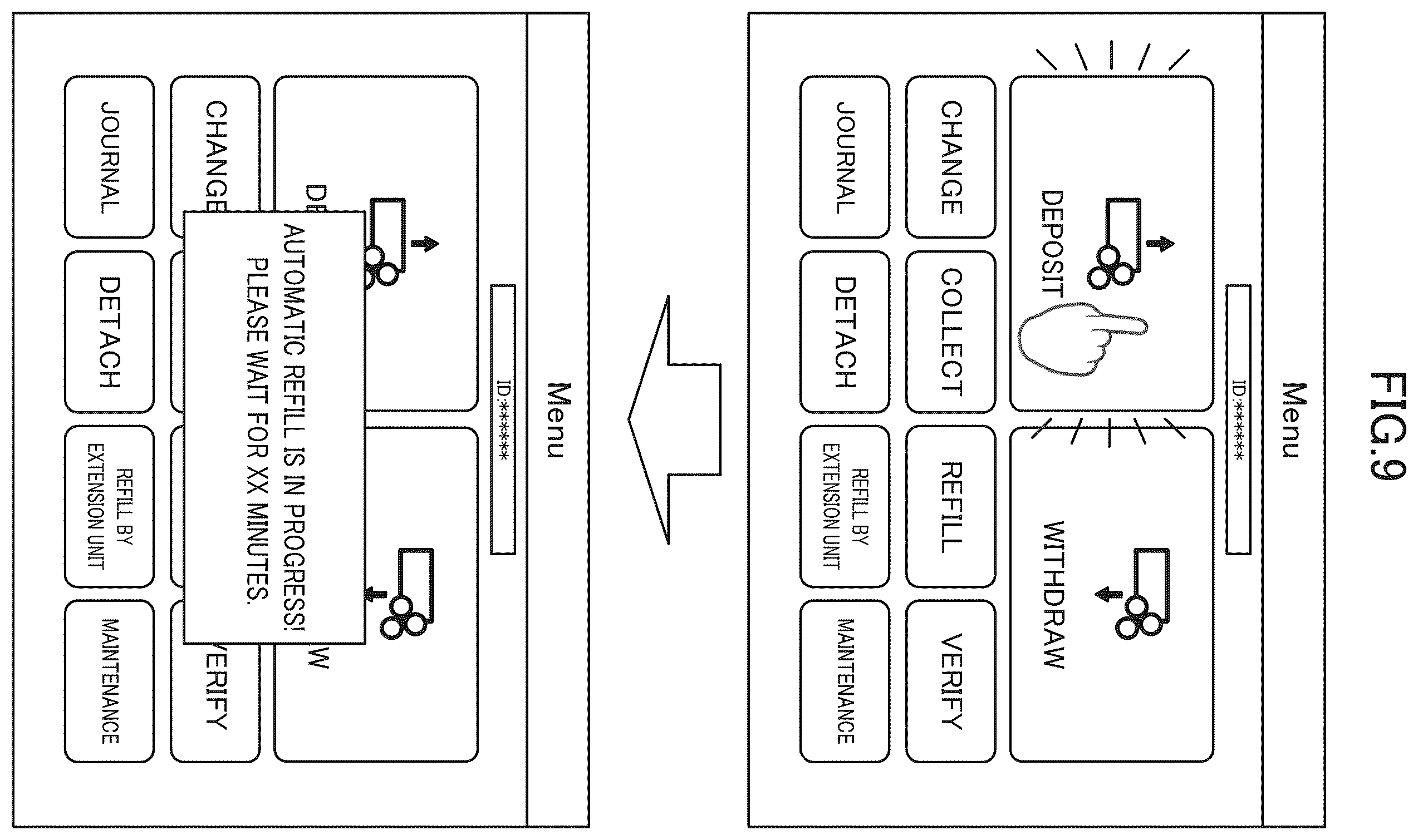 Patent US12437600 Figure 9 – Money handling method and money handling system