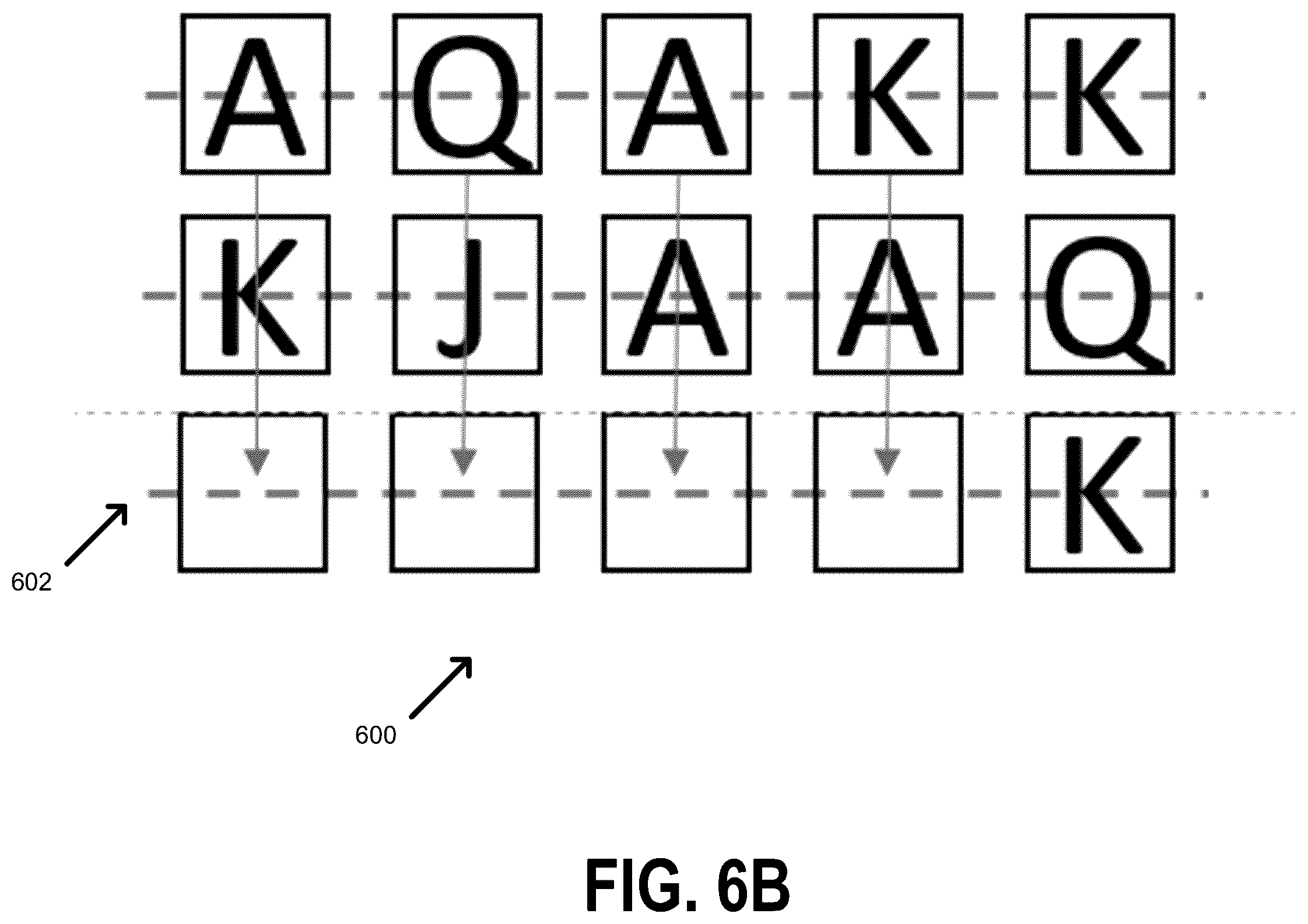 Patent US12437604 Figure 6 – Randomized symbol replacement with synchronization