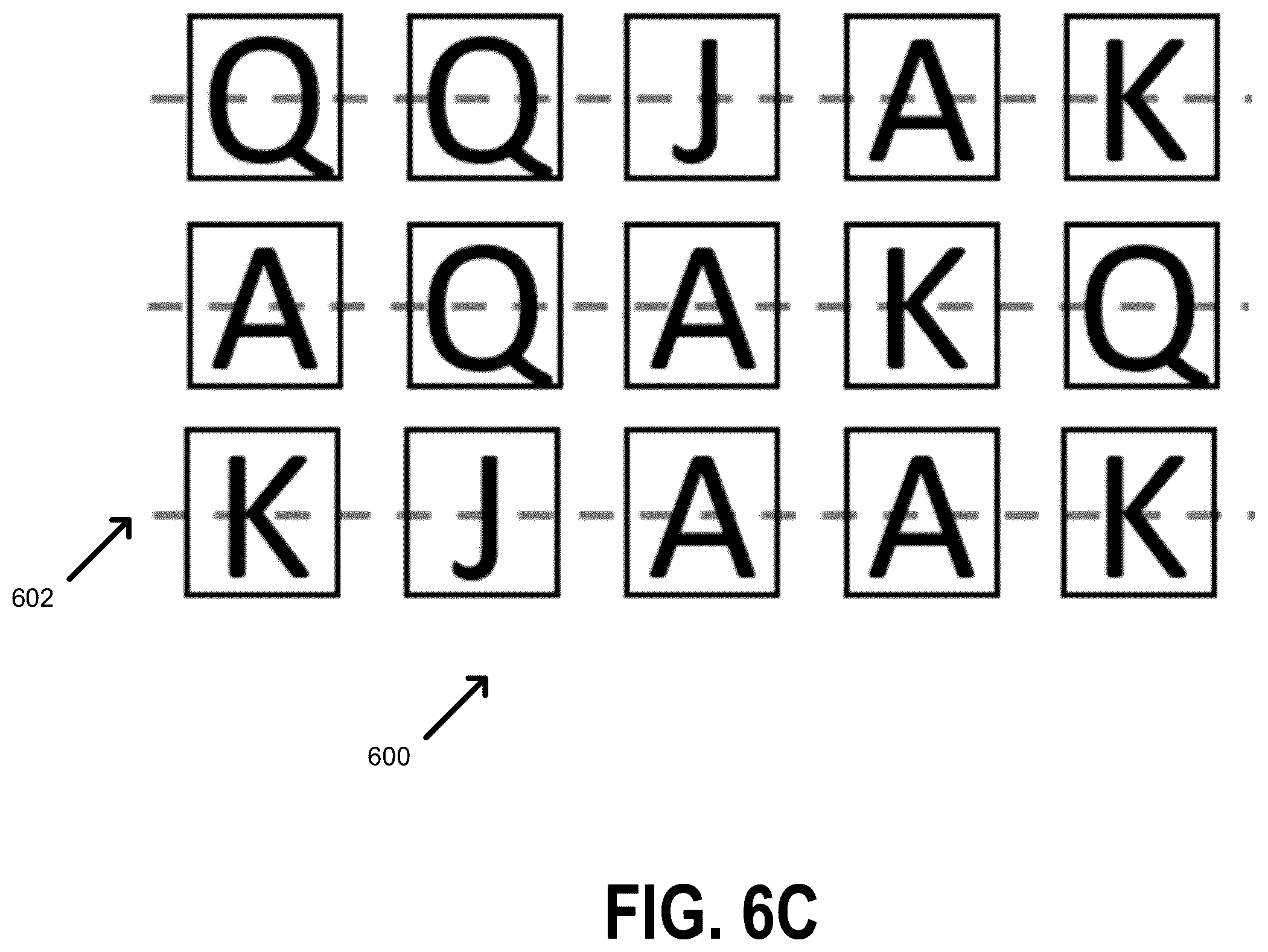 Patent US12437604 Figure 7 – Randomized symbol replacement with synchronization