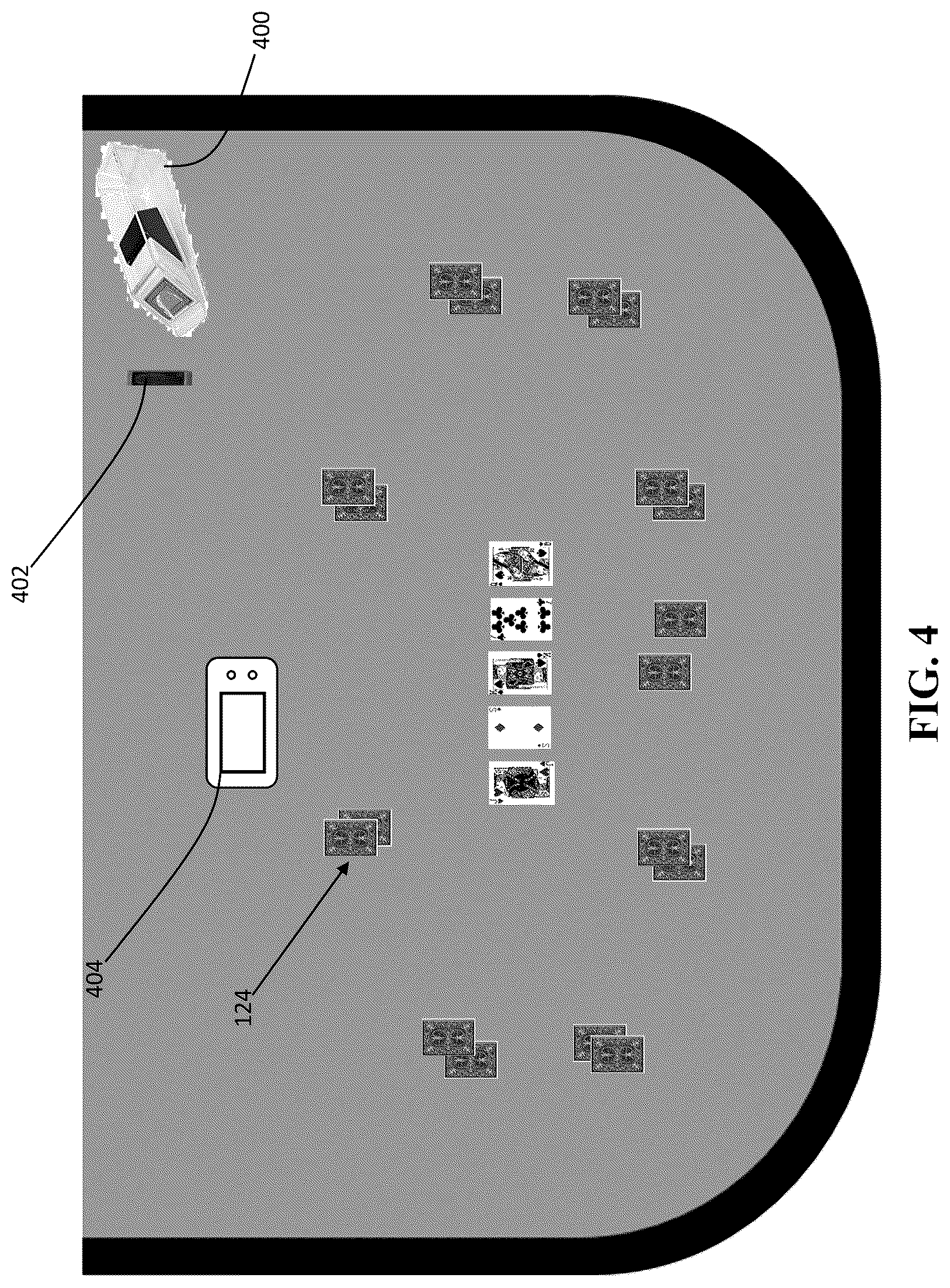 Patent US12437607 Figure 4 – Remote playing card game