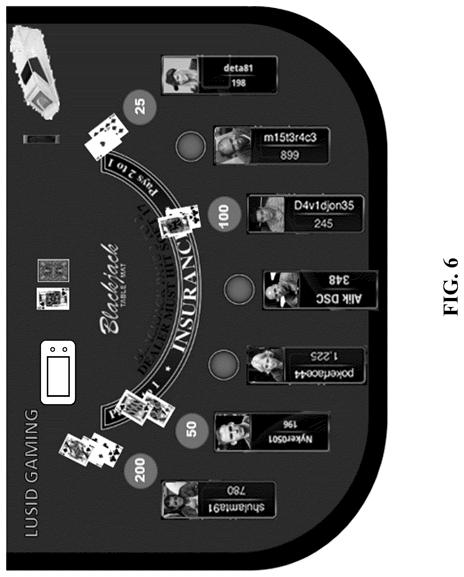 Patent US12437607 Figure 6 – Remote playing card game