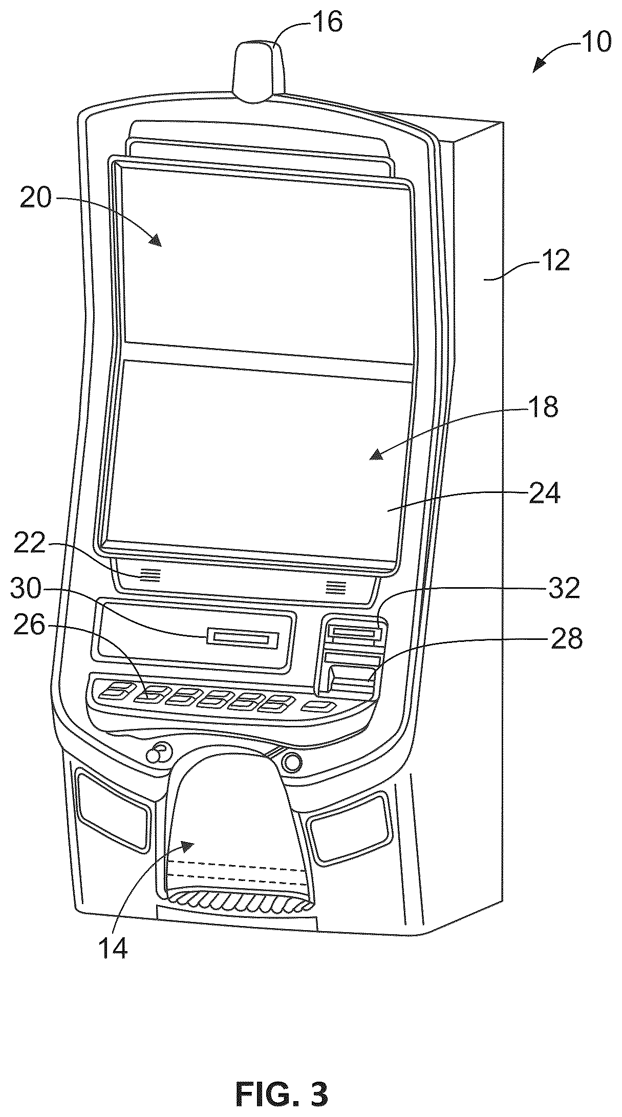 Patent US12437609 Figure 3 – Gaming systems and methods for adaptable player area monitoring