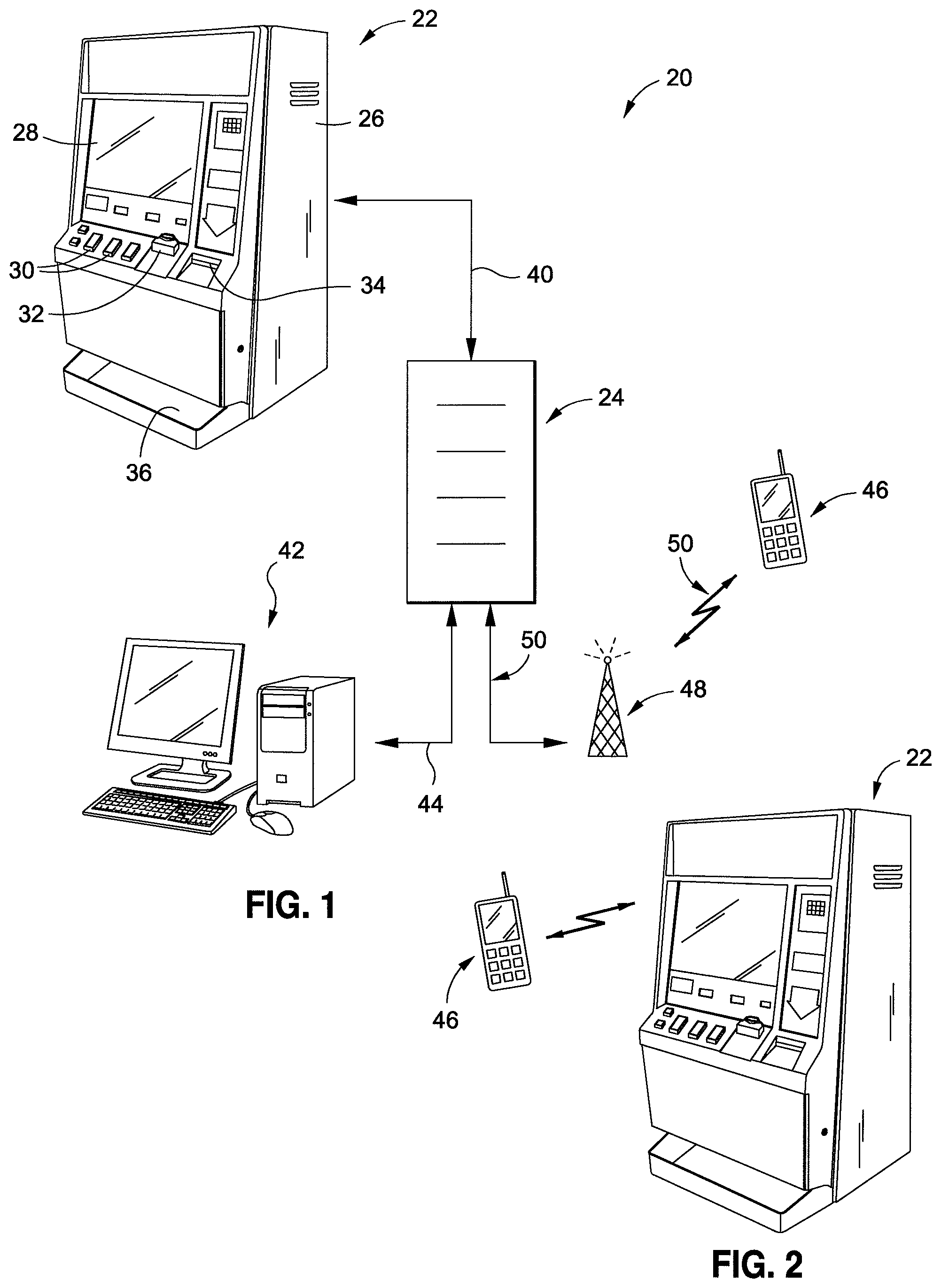 Patent US12437611 Figure 1 – Method and system for funding mobile gaming