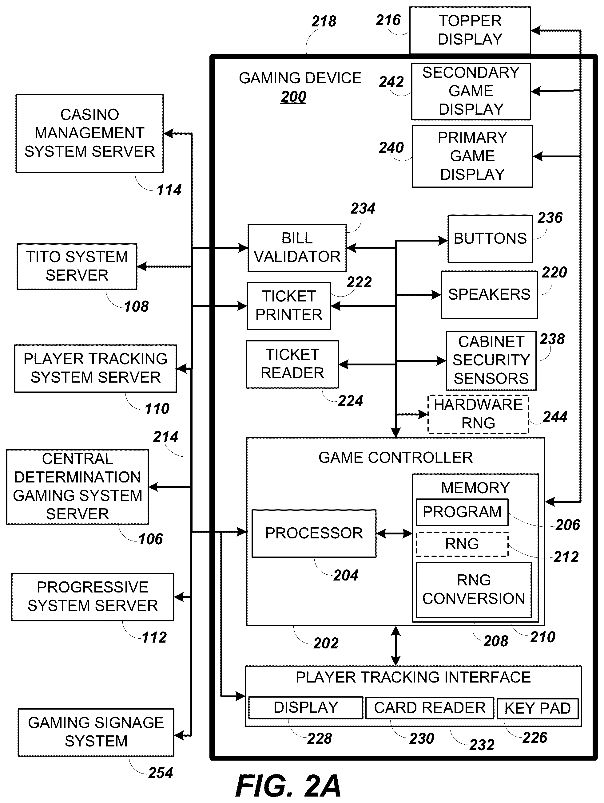 Patent US12437613 Figure 2 – Network-based gameplay interaction system