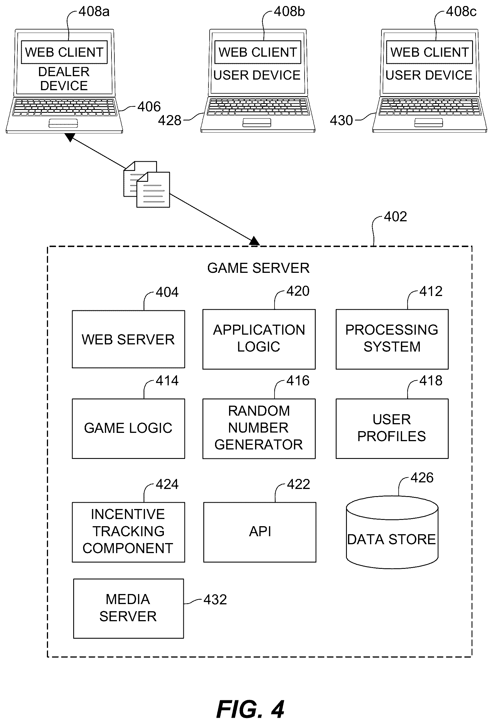 Patent US12437613 Figure 6 – Network-based gameplay interaction system