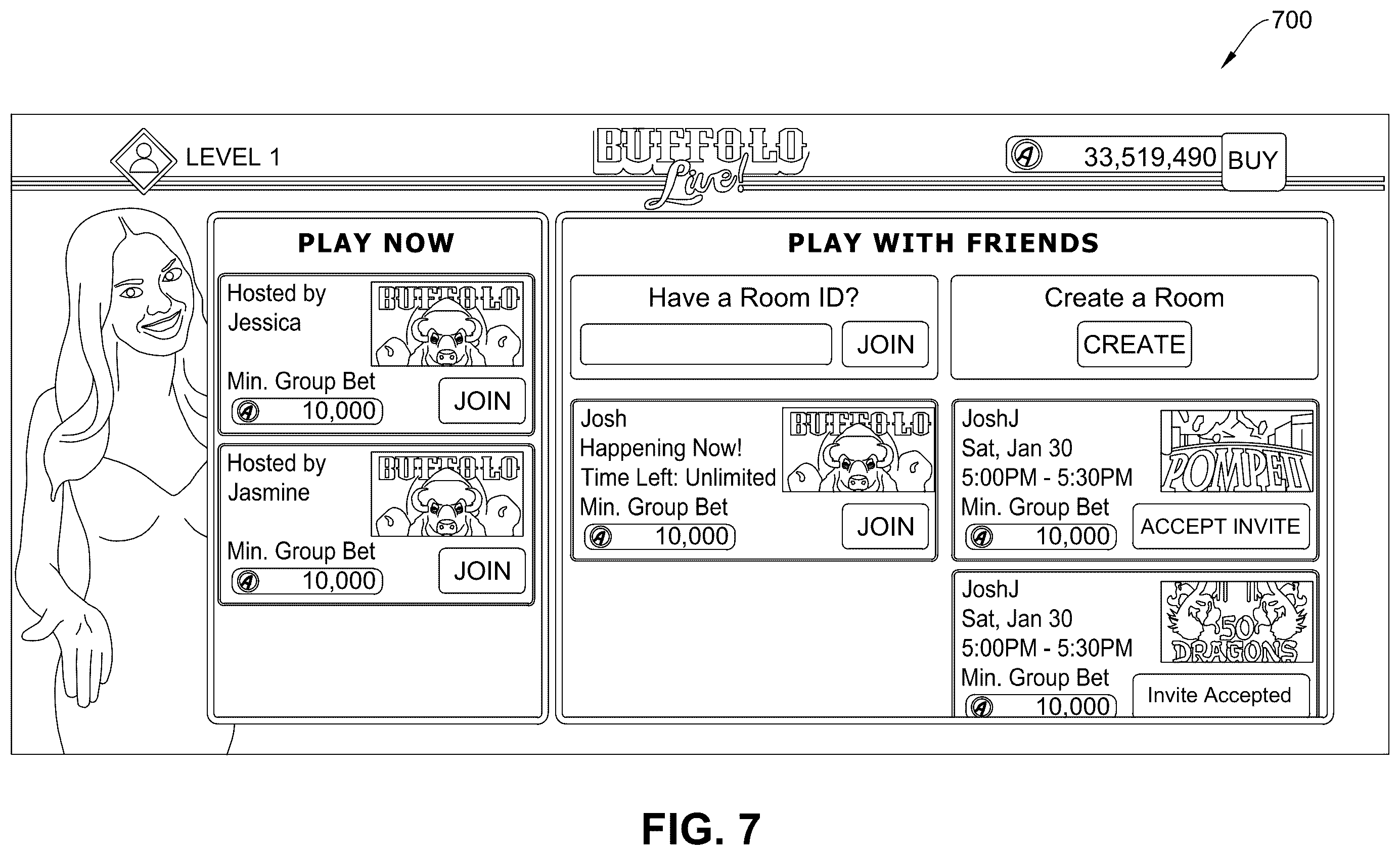 Patent US12437613 Figure 9 – Network-based gameplay interaction system