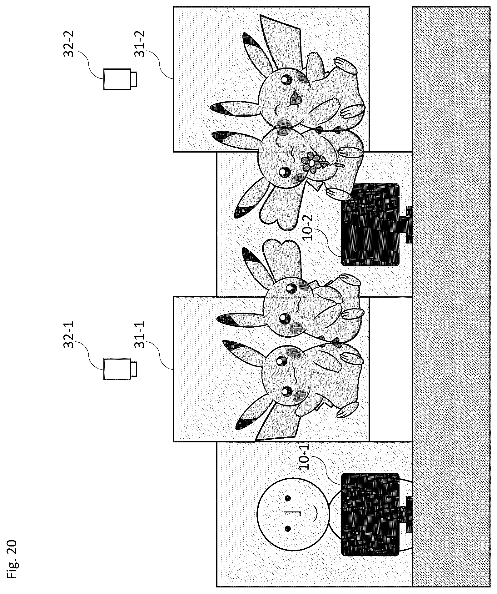 Patent US12437616 Figure 20 – Program, method, information processing device, and system for a transparent display medium
