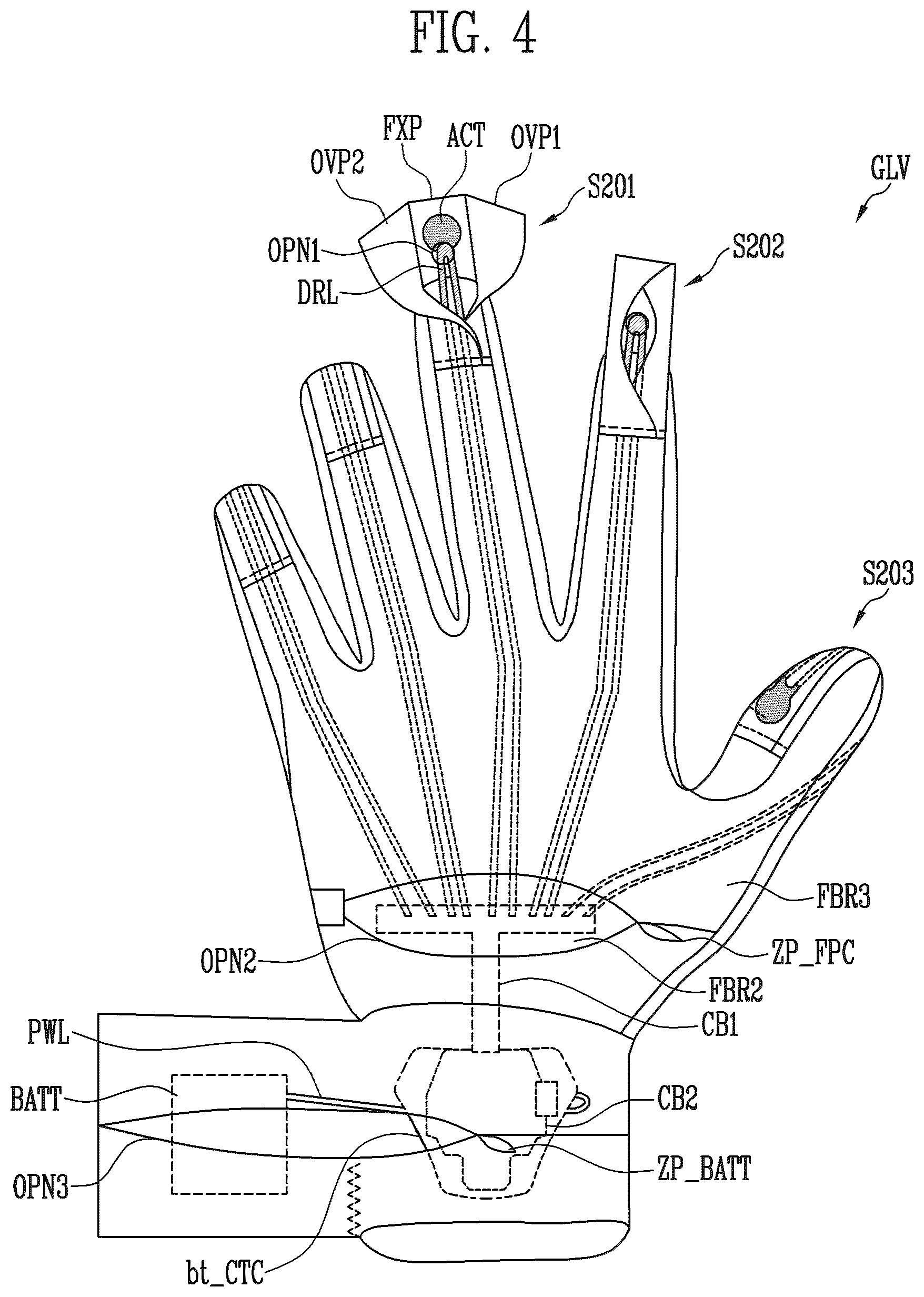 Patent US12437618 Figure 4 – Device for providing tactile stimulation
