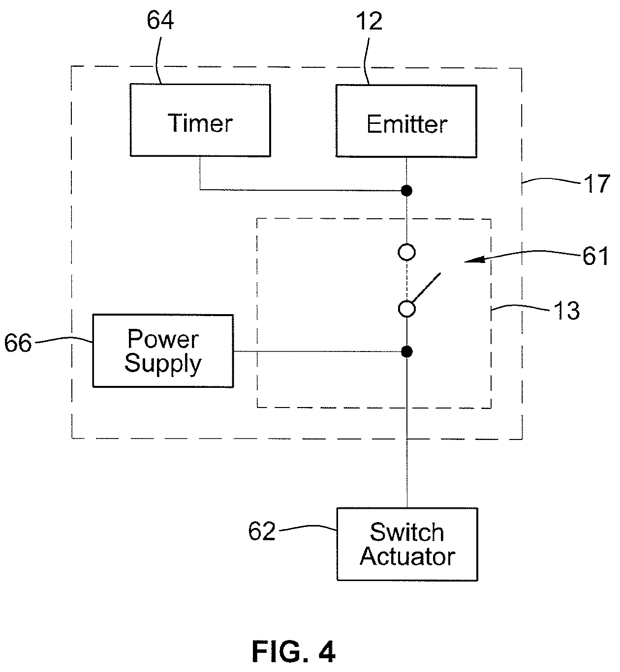 Patent US12437620 Figure 4 – Anti-theft retail merchandise hook with radio transmission