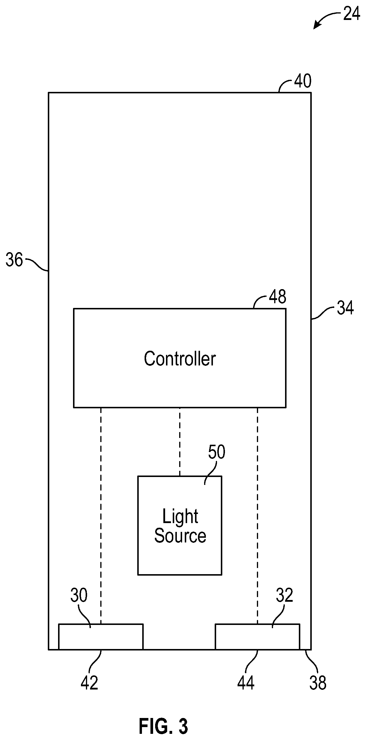 Patent US12437623 Figure 3 – Dual band infra red optical fire detector