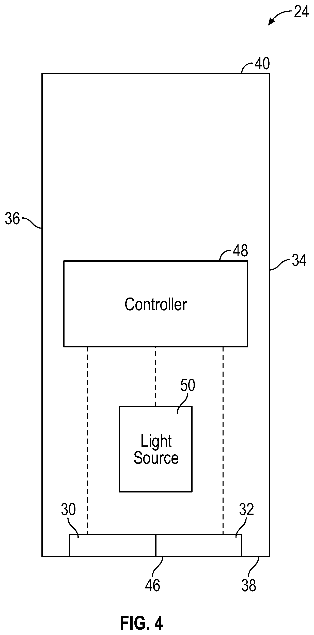 Patent US12437623 Figure 4 – Dual band infra red optical fire detector