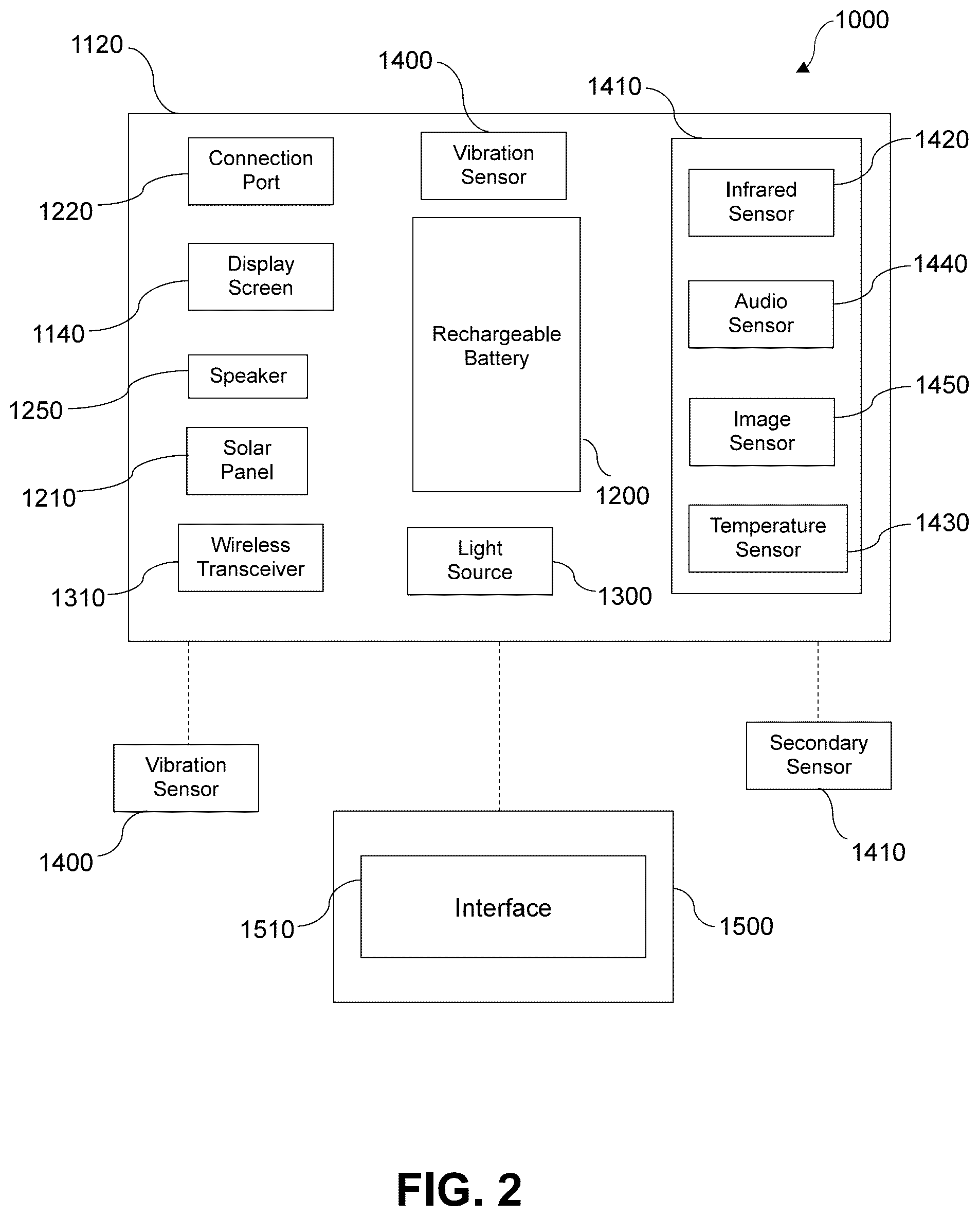 Patent US12437630 Figure 2 – Ground vibration personal security system