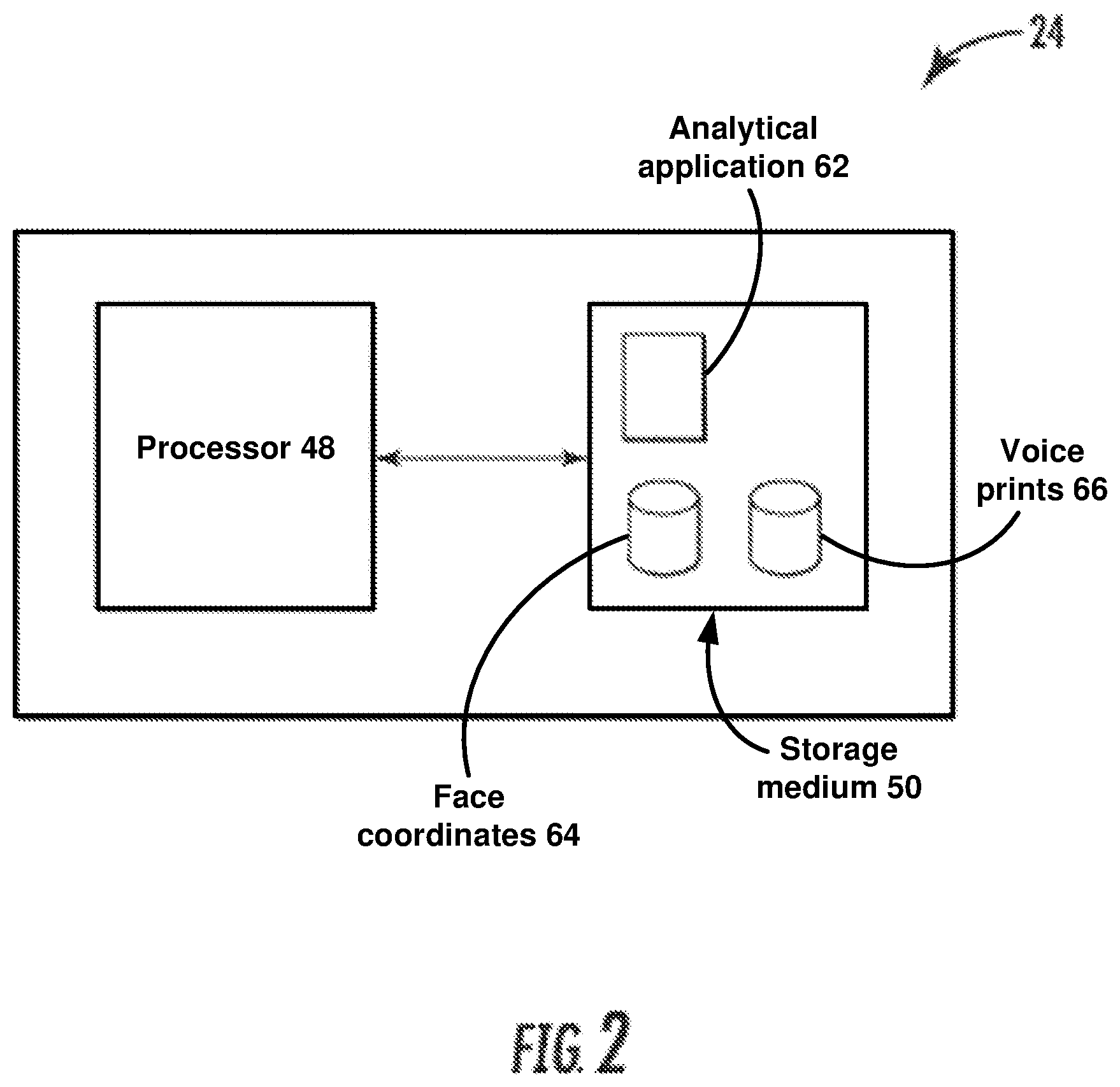 Patent US12437631 Figure 2 – Presence alert system with imaging and audio sensors for reducing false alarms