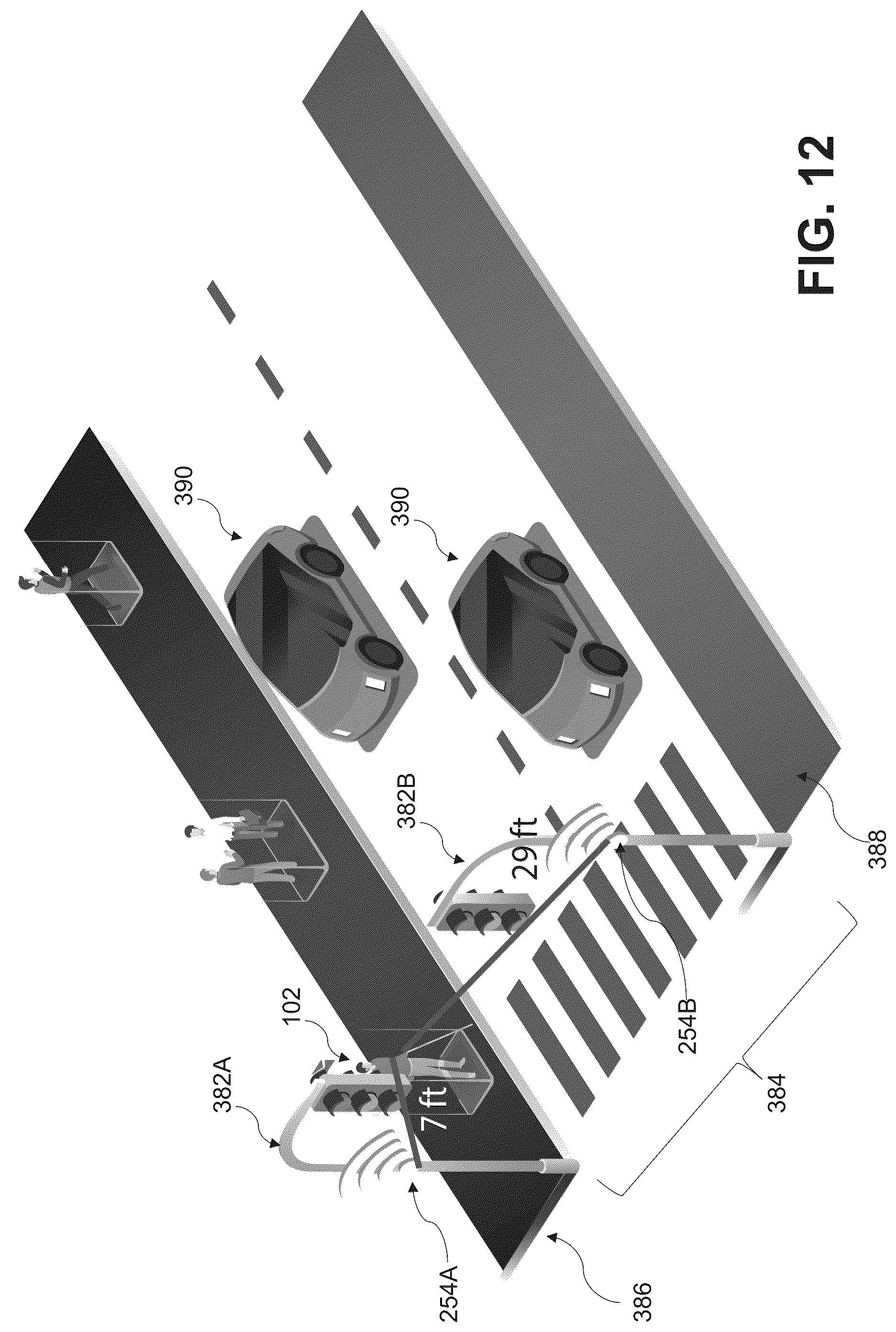 Patent US12437632 Figure 12 – System and method for audible spatial description for people with sensory disabilities and the aging population